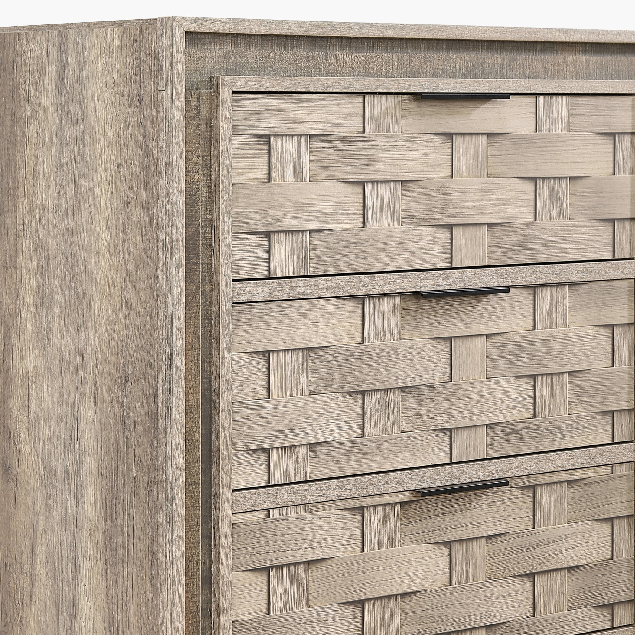 وحدة تخزين 4 أدراج من بامبو-hbxfurniture-dressersandchests-chestofdrawers-image-4