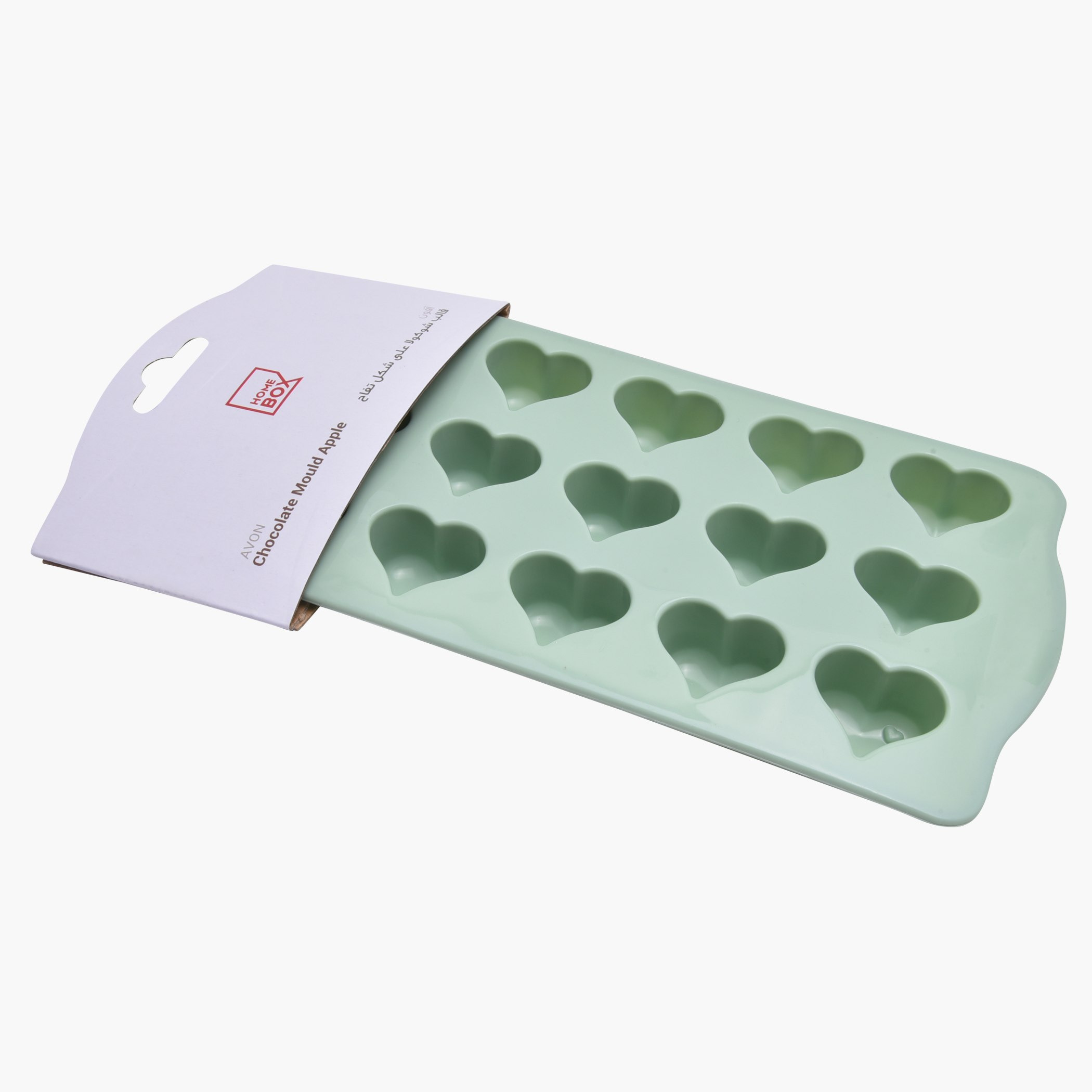قالب شيكولاتة بشكل تفاح سيليكون من أفون - 21.1x10.5x2 سم-hbxkitchen-bakeware-image-1