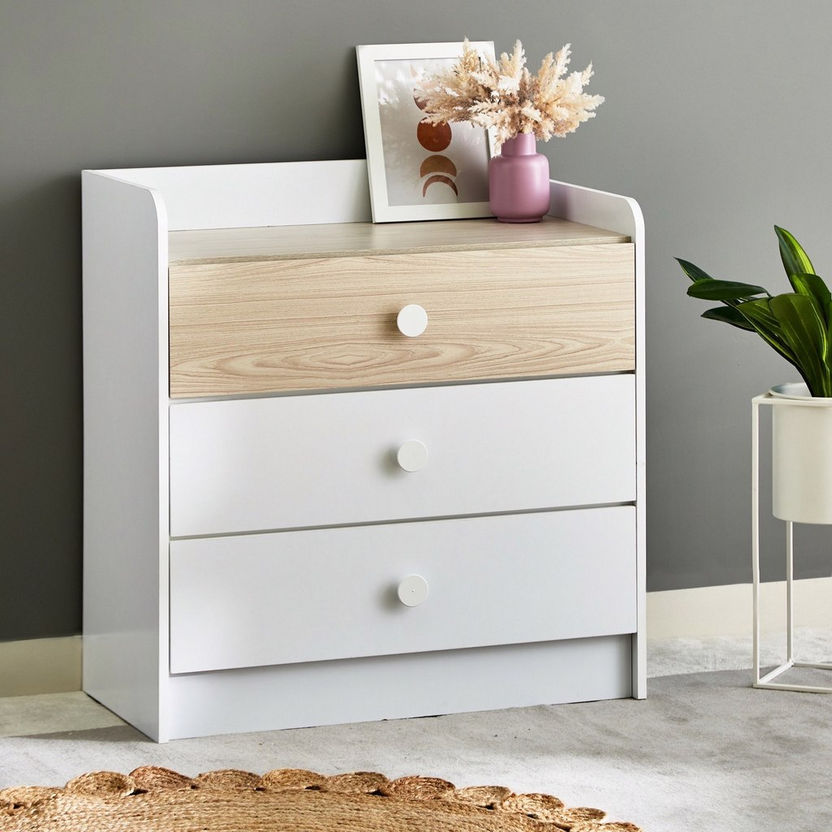 Vanilla 3-Drawer Young Dresser without Mirror-Dressers and Mirrors-image-0