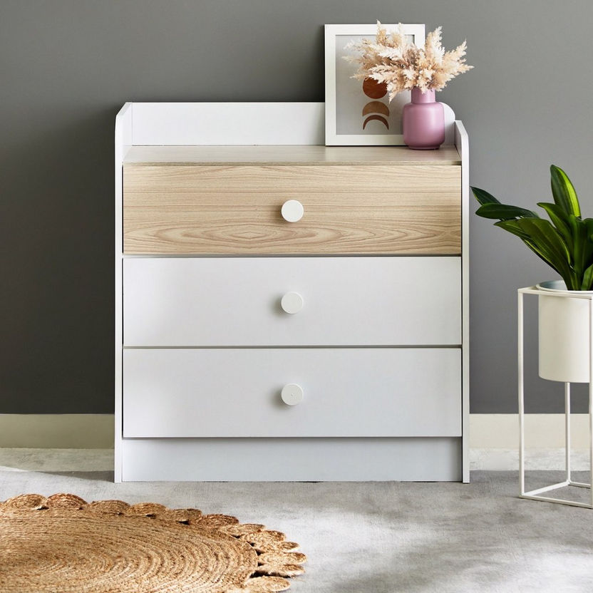 Vanilla 3-Drawer Young Dresser without Mirror-Dressers and Mirrors-image-1