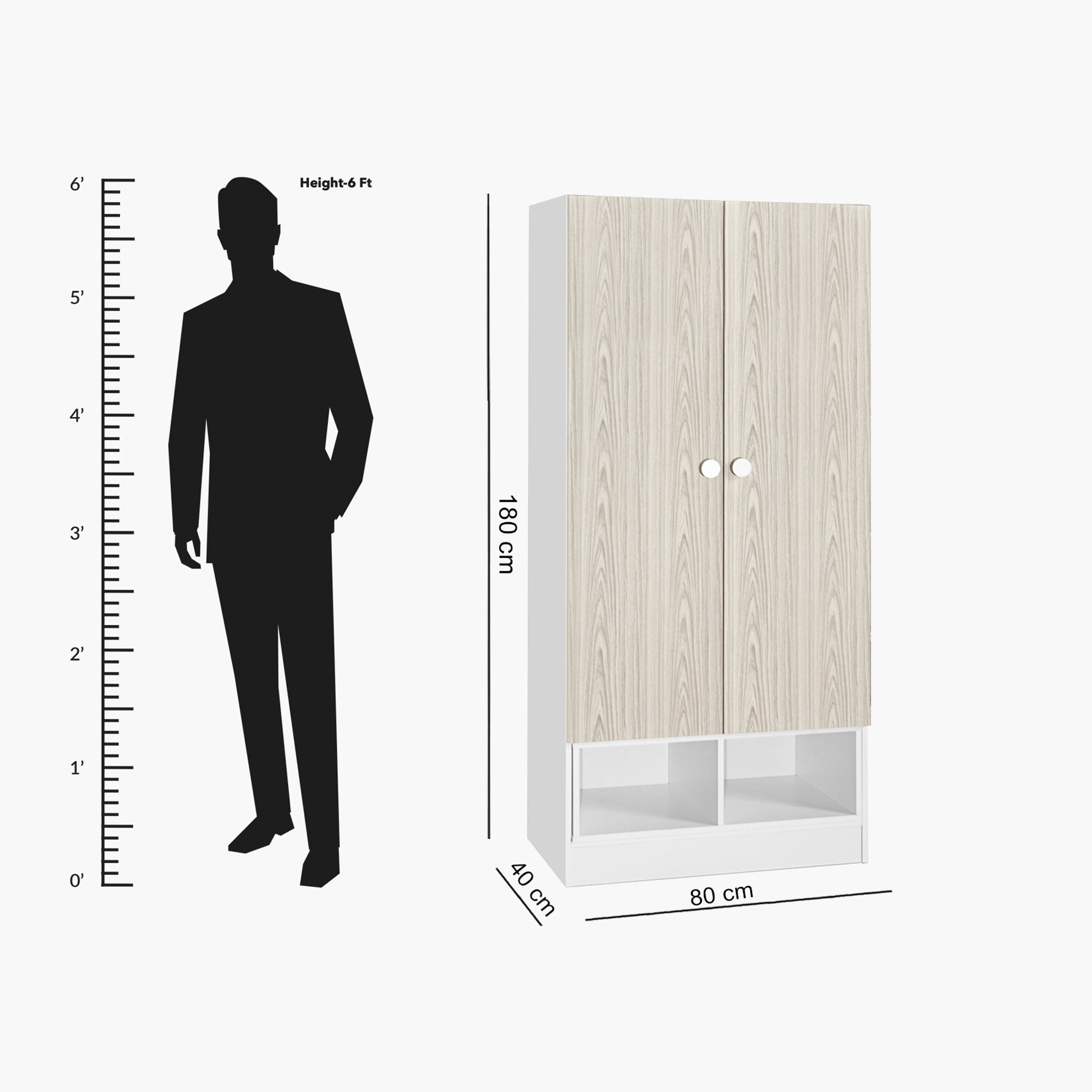 Vanilla 2-Door Wardrobe-hbxfurniture-wardrobes-image-8