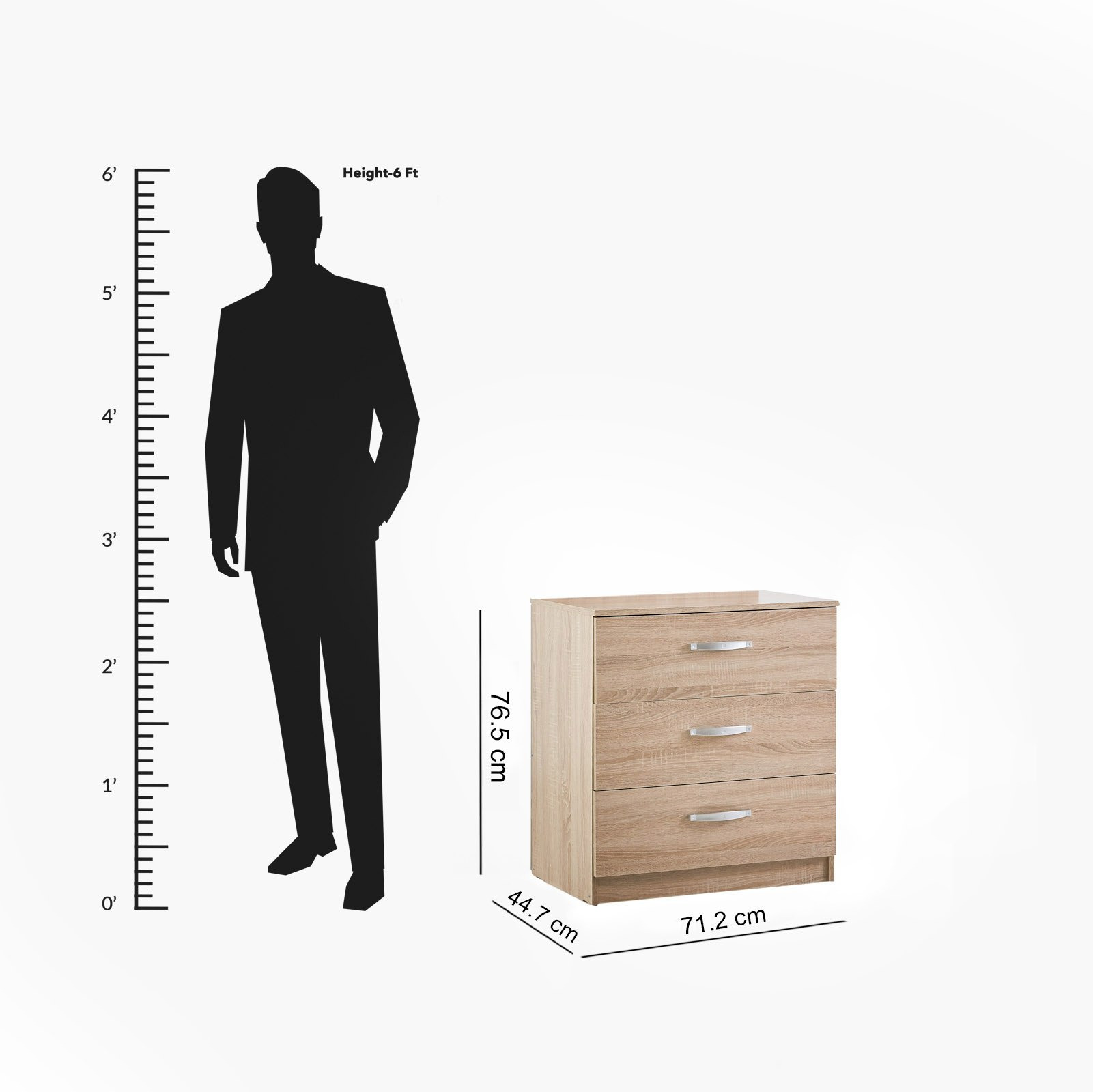 Joy 3-Drawer Dresser without Mirror-hbxfurniture-kidsroom-kidsdressersandmirrors-image-5