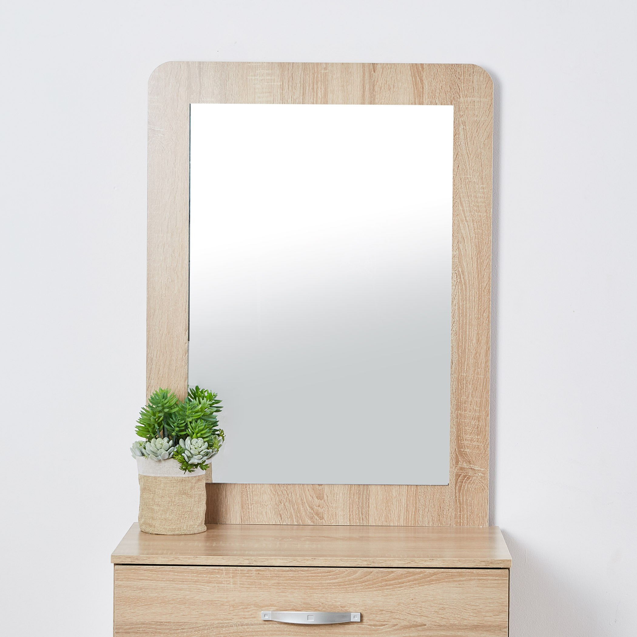 Joy Rectangular Wooden Mirror without Dresser-hbxfurniture-kidsroom-kidsdressersandmirrors-image-2