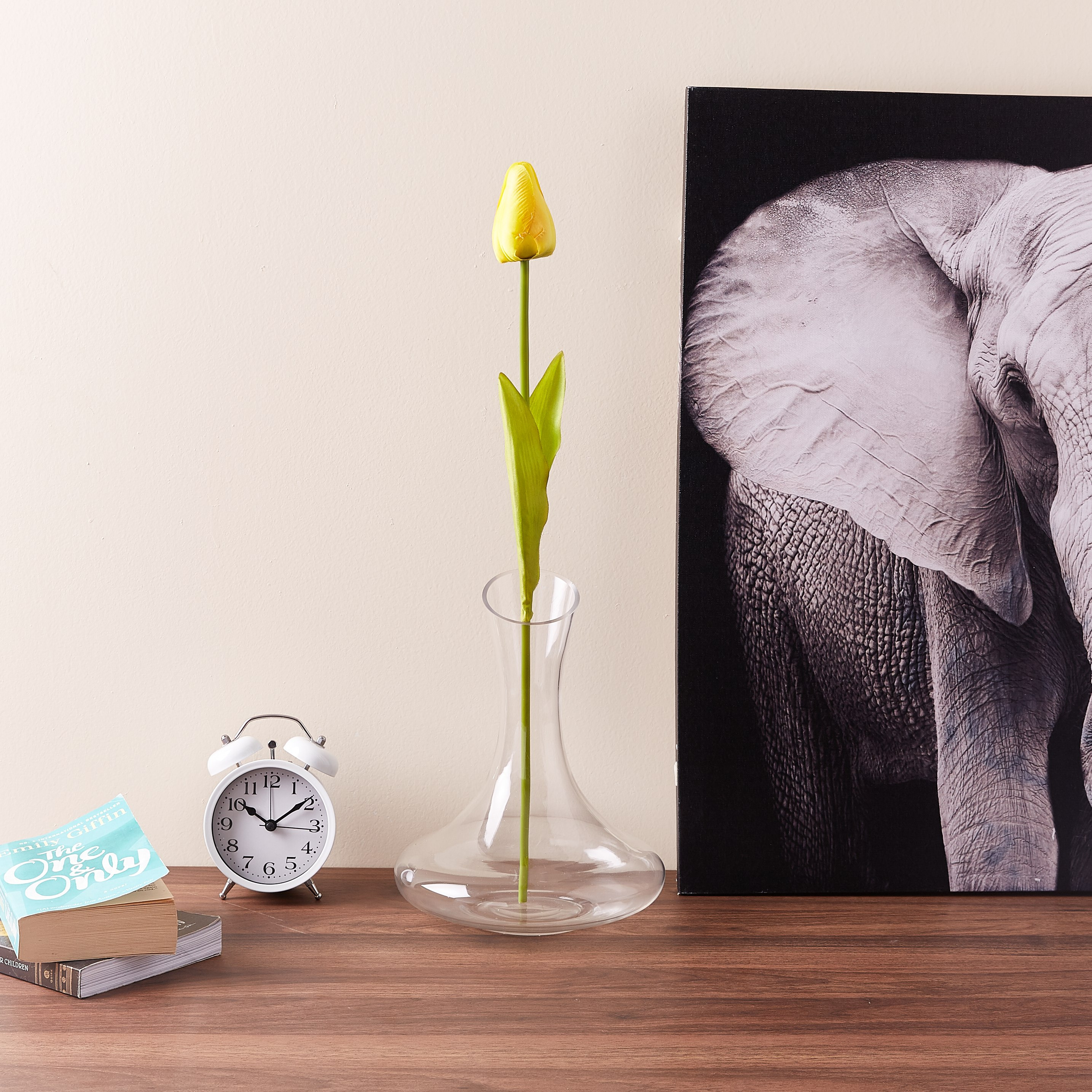 غصن زهرة براعم توليب للزينة - 53 سم-hbxdecorandfurnishings-homeaccessories-artificialflowersandplants-image-3