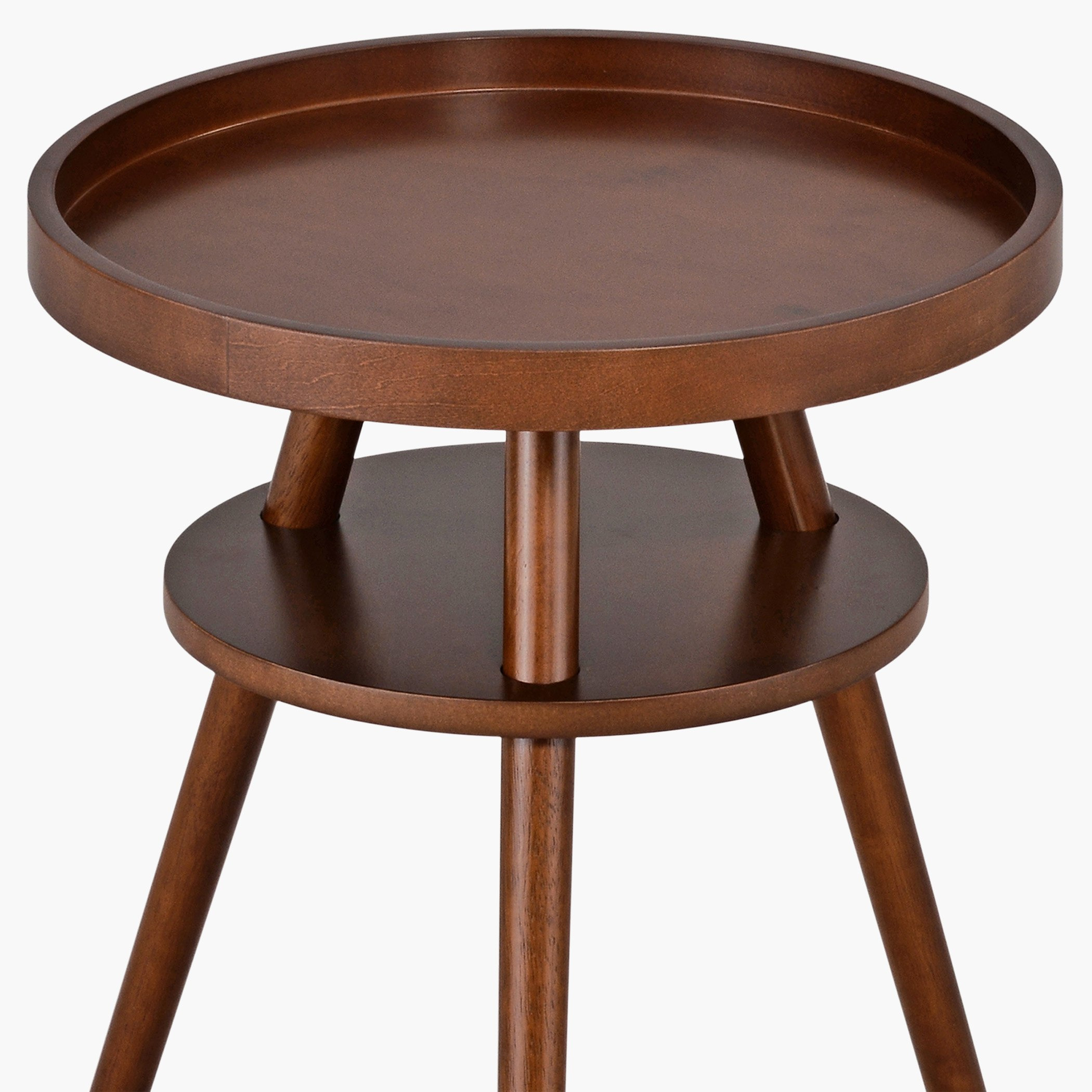 طاولة جانبية مستديرة بتشطيب خشبي من سكاندي-hbxfurniture-livingroom-endtables-image-2