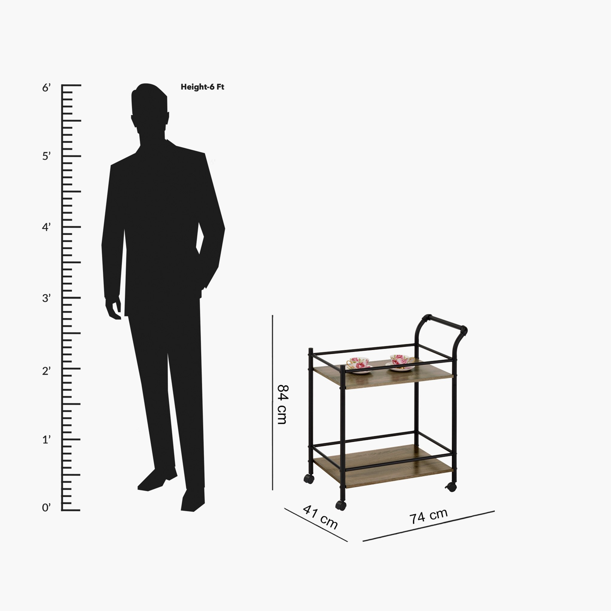 عربة ضيافة بطابقين وعجلات من ميرو-hbxlivingroom-tablesandstands-servingtrolleys-image-7