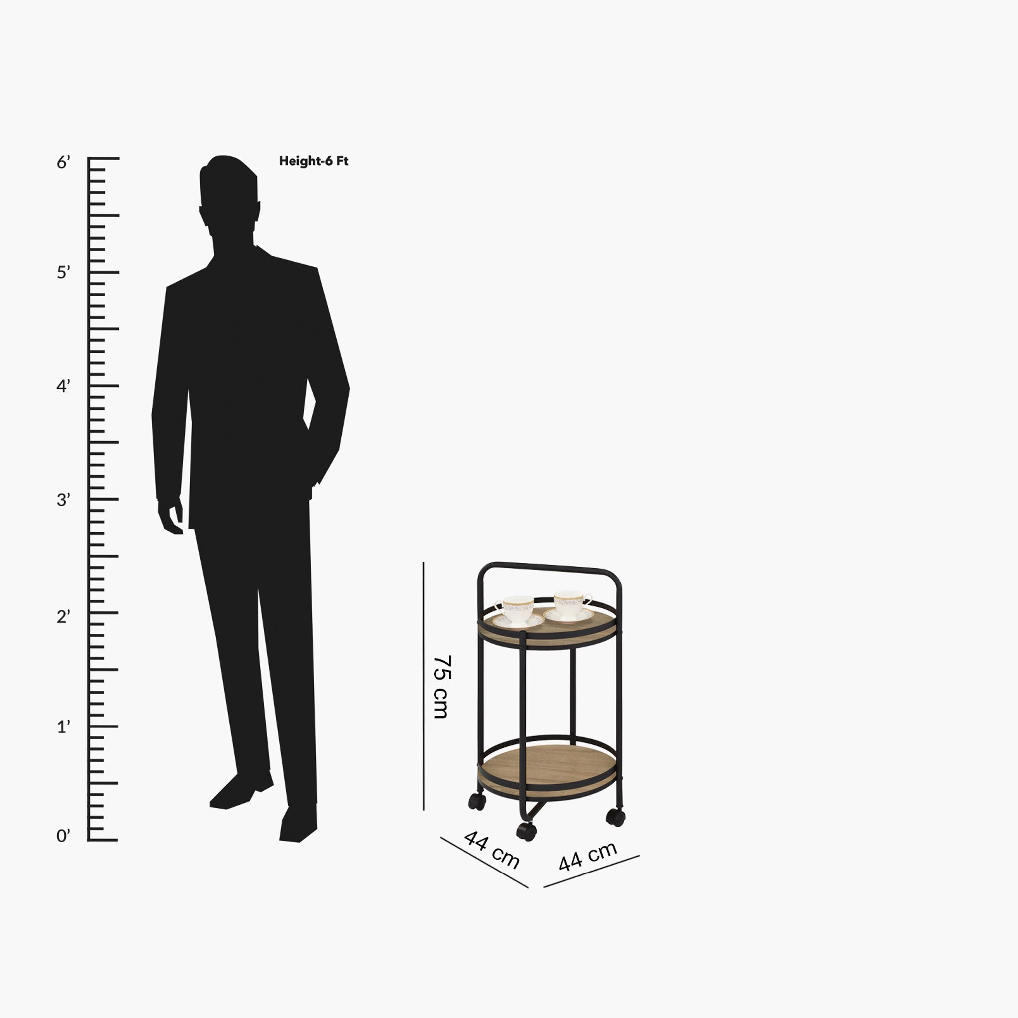 عربة ضيافة مستديرة بطابقين من أربان-hbxlivingroom-tablesandstands-servingtrolleys-image-6