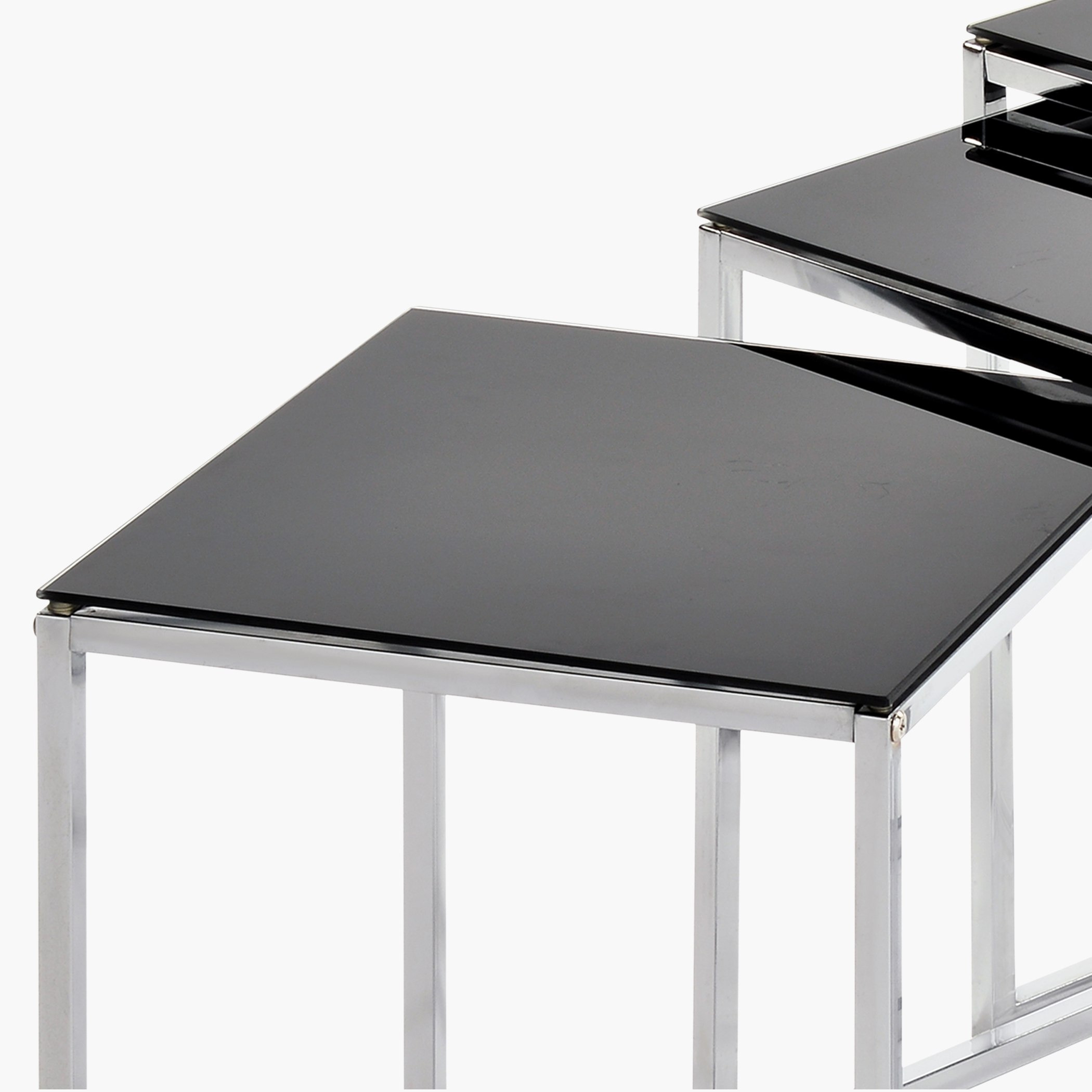 طاولات متداخلة بتشطيب لامع من زارا- طقم من 3 قطع-hbxfurniture-livingroom-nestingtables-image-2