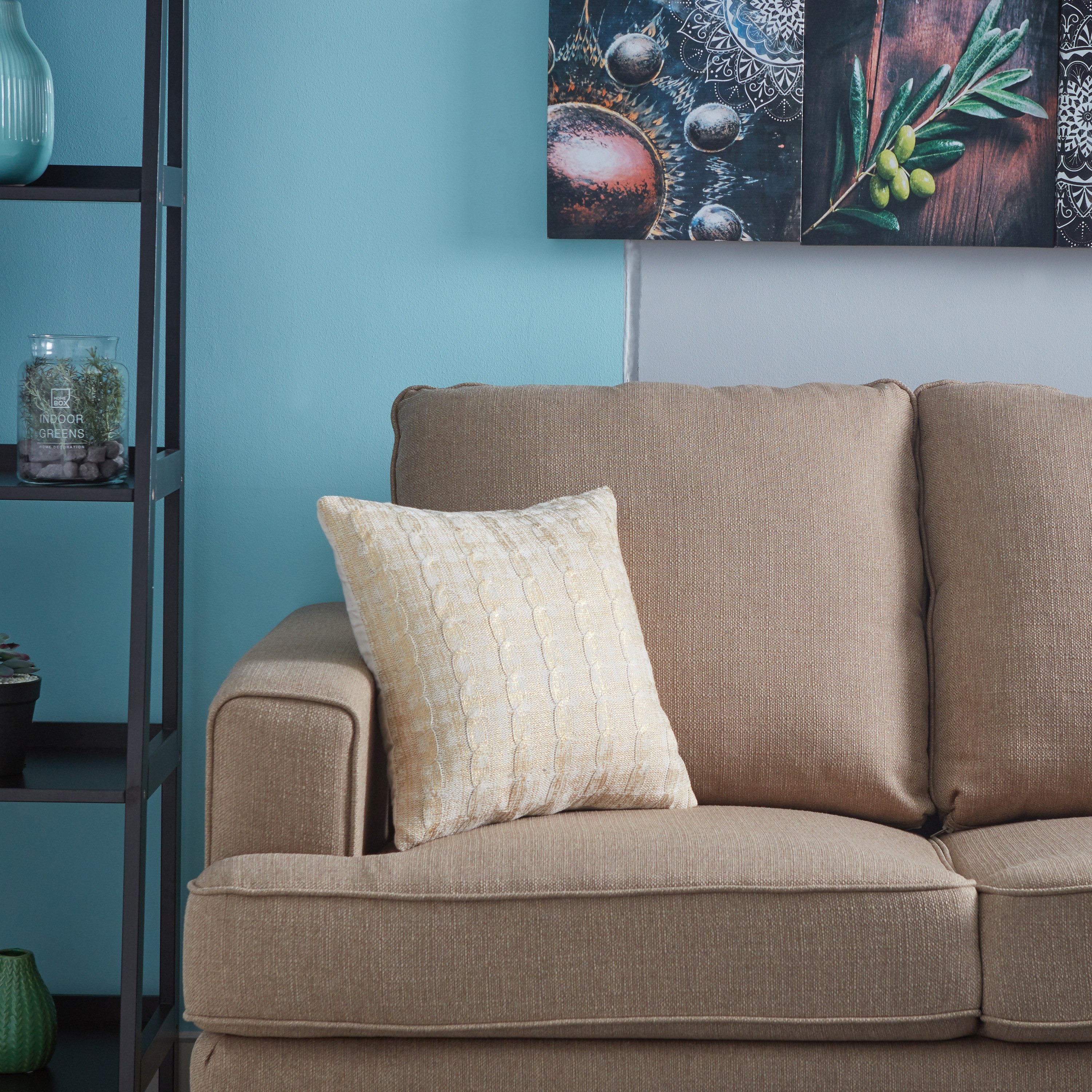 غطاء وسادة بغرز متداخلة وطبعات رقائق معدنية من جافين - 40x40 سم-hbxhomeware-cushionsandcovers-cushioncovers-image-3
