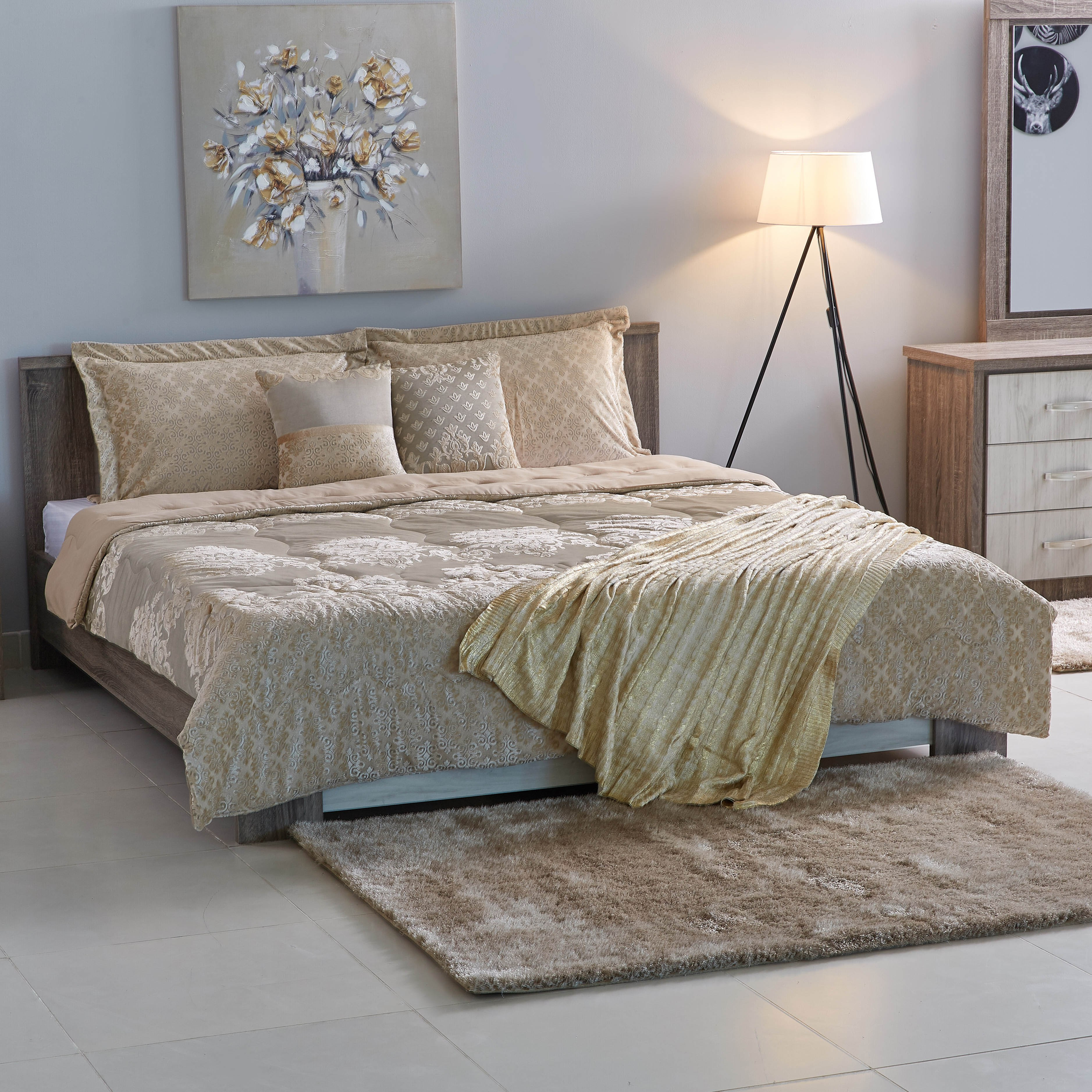 بطّانية خفيفة بنمط غرز متداخلة وطبعات لامعة من جافين-hbxhomeware-hbxbedroom-image-3