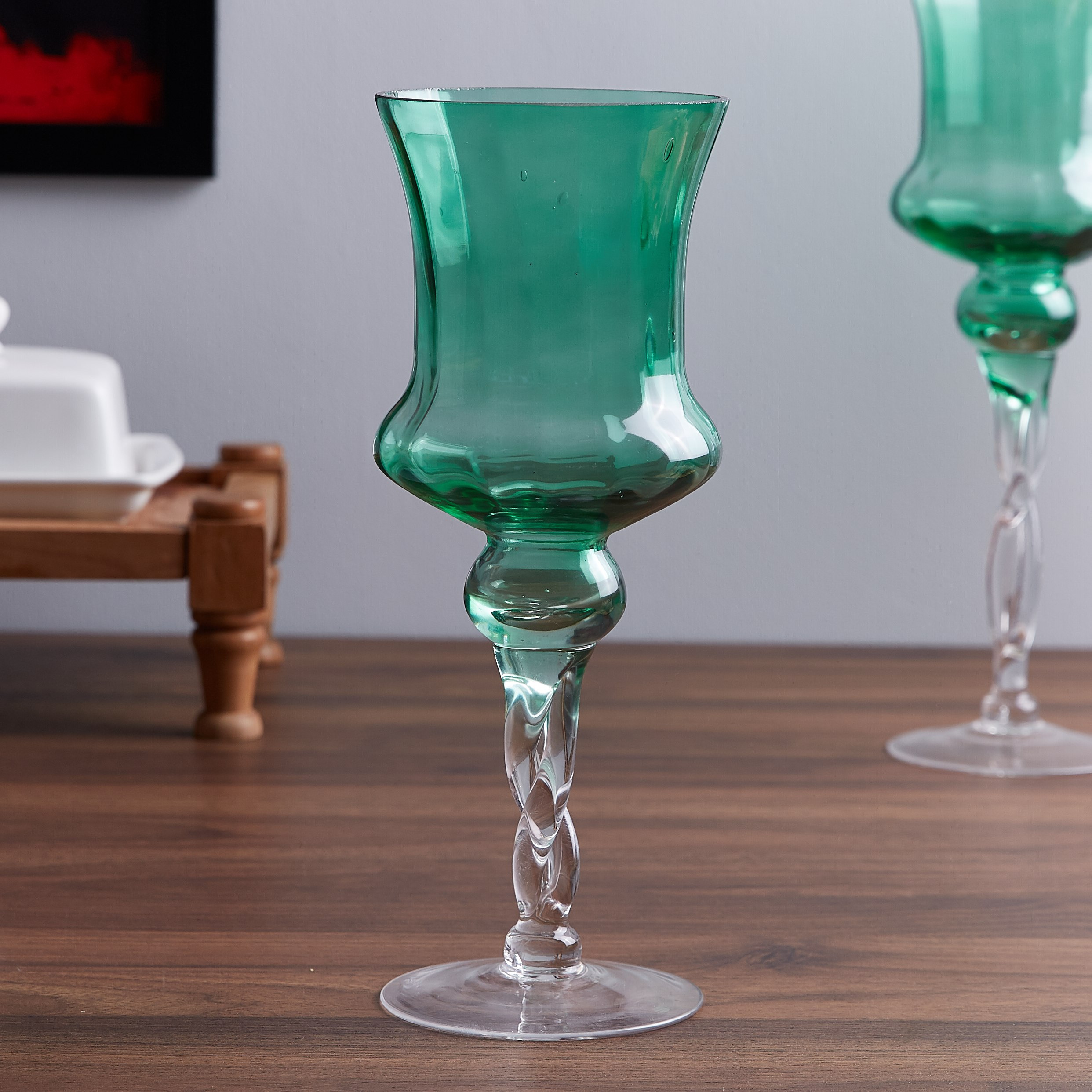حامل شموع زجاجي- طقم من 3 قطع-hbxlivingroom-decorandaccessories-candleholders-image-2