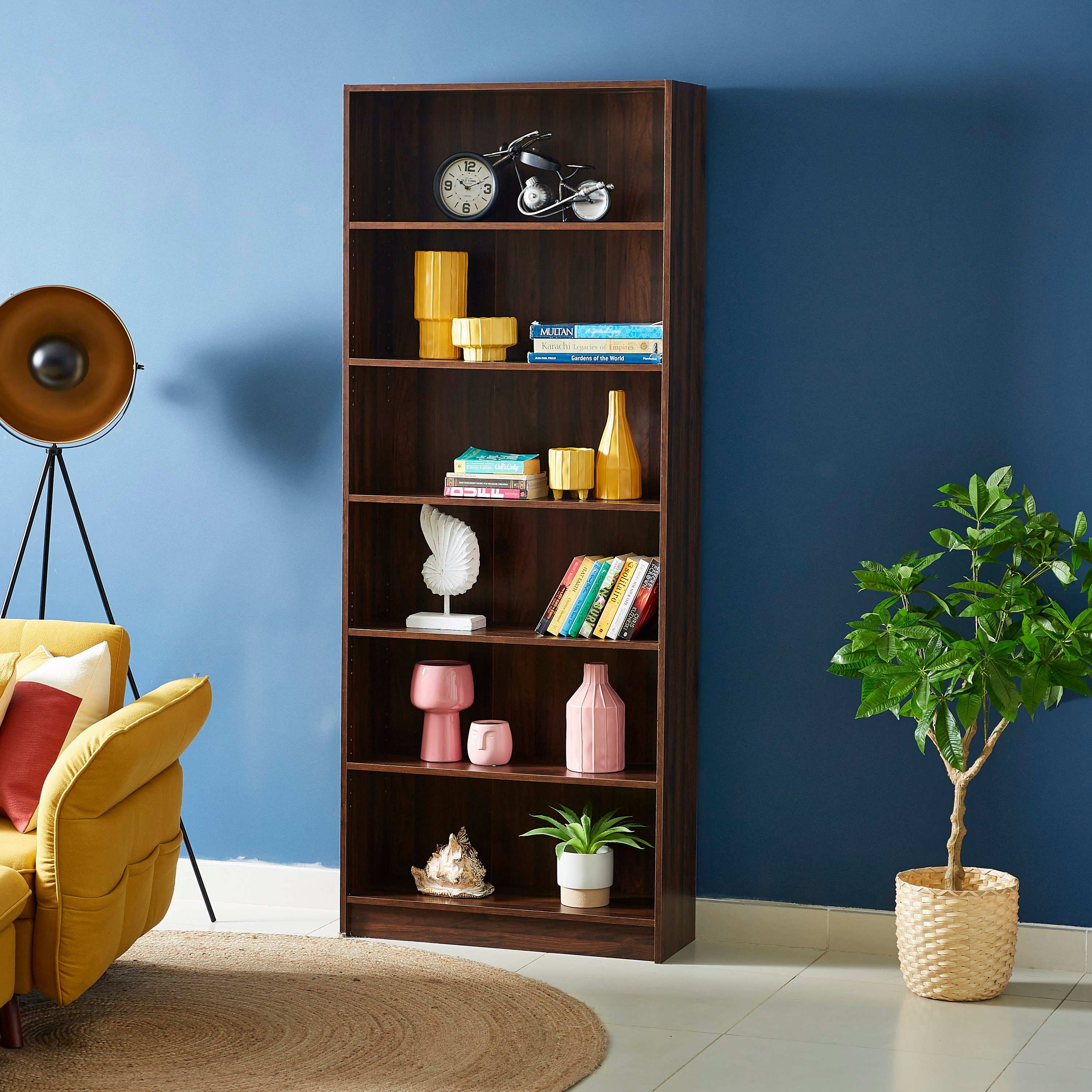 خزانة كتب 6 أرفف من أوسلو أفيان-hbxfurniture-office-bookcases-image-2