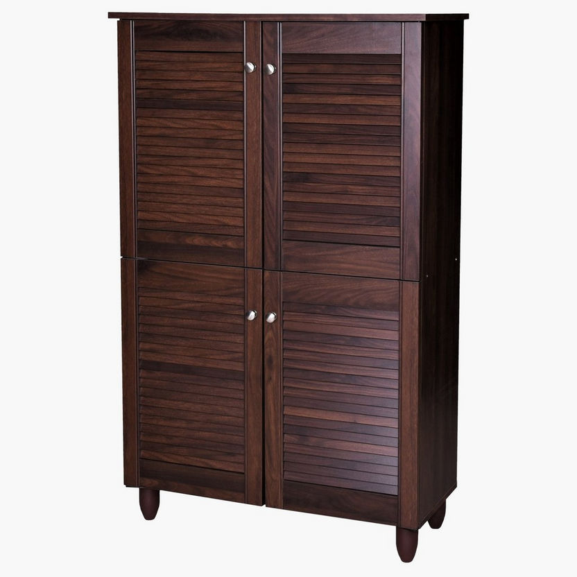 Avian 18-Pair Shoe Cabinet with 4-Doors-Shoe Cabinets and Racks-image-1