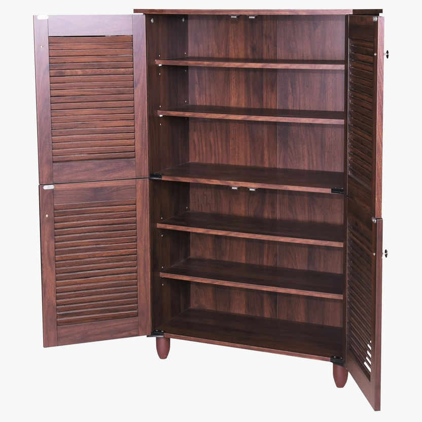 Avian 18-Pair Shoe Cabinet with 4-Doors-Shoe Cabinets and Racks-image-2