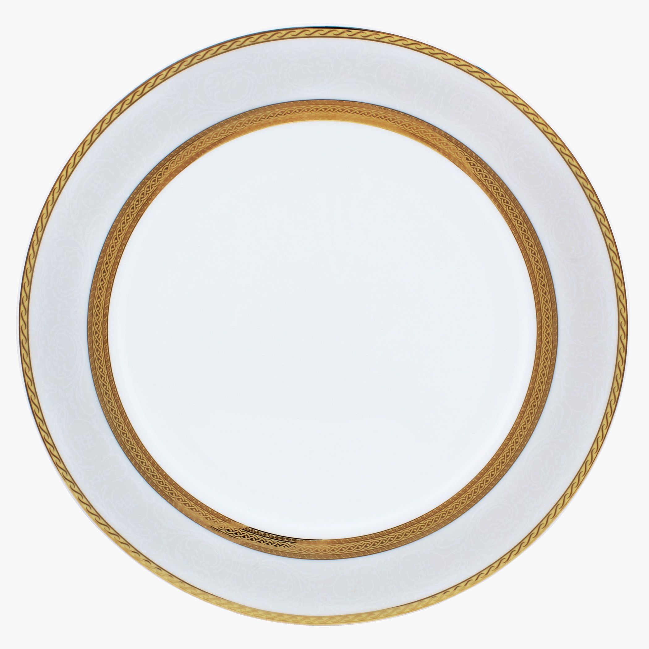Shallow Porcelain Sahara Dessert Plate - 298 cm-hbxdecorandfurnishings-tabletop-crockery-image-1
