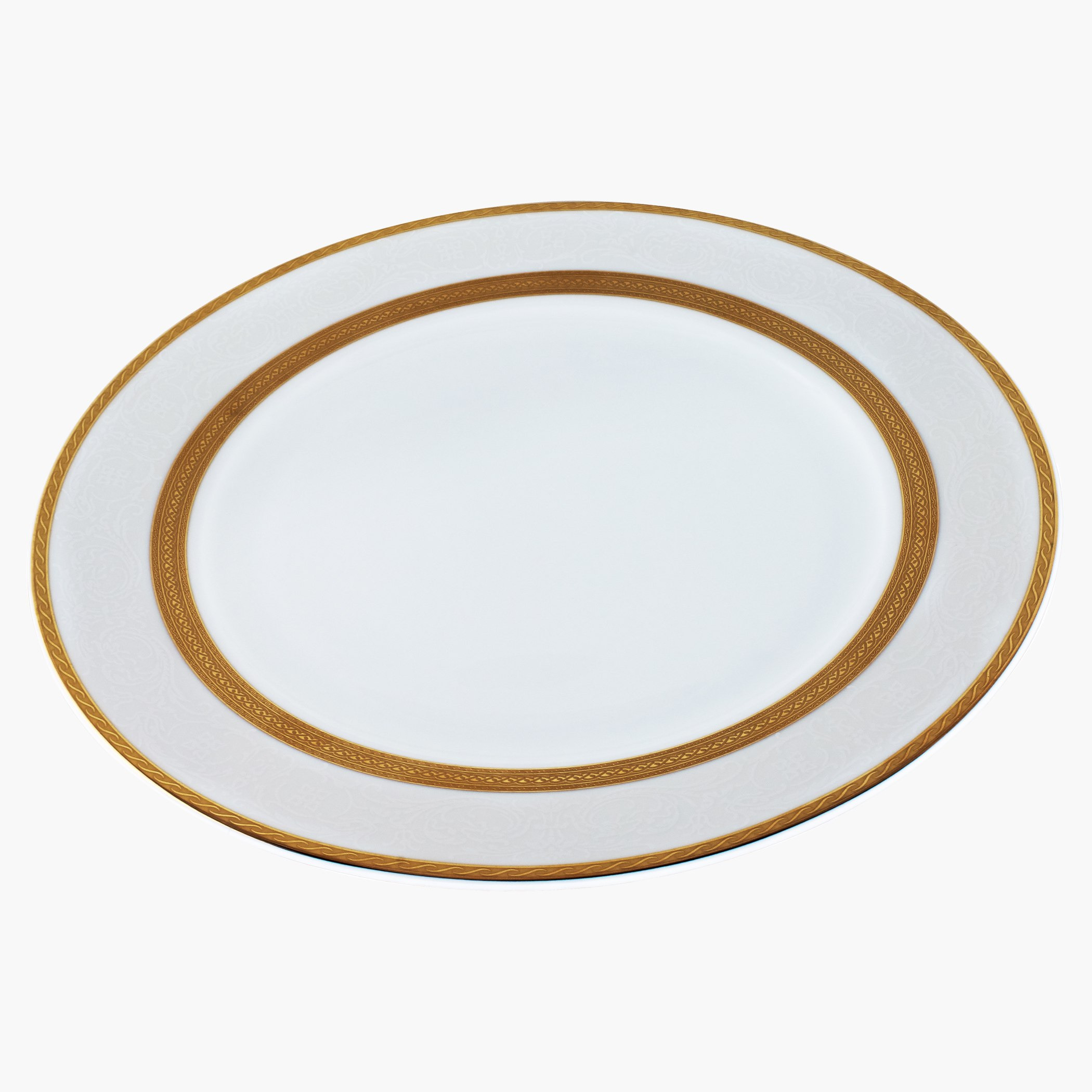 Shallow Porcelain Sahara Dessert Plate - 298 cm-hbxdecorandfurnishings-tabletop-crockery-image-2