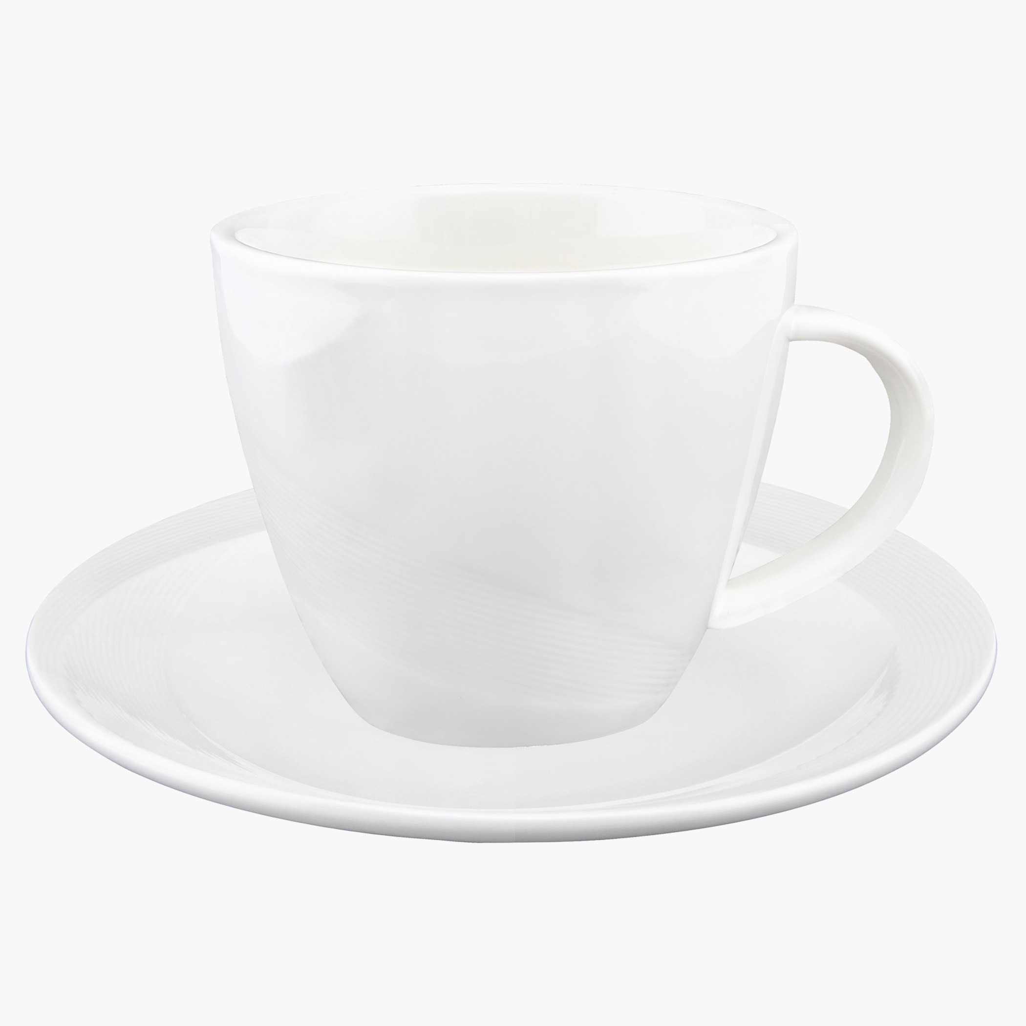 فنجان قهوة وصحن  تيفاني من الخزف الصيني - 220 مل-hbxhomeware-diningandtabletop-coffeeandteasets-image-1