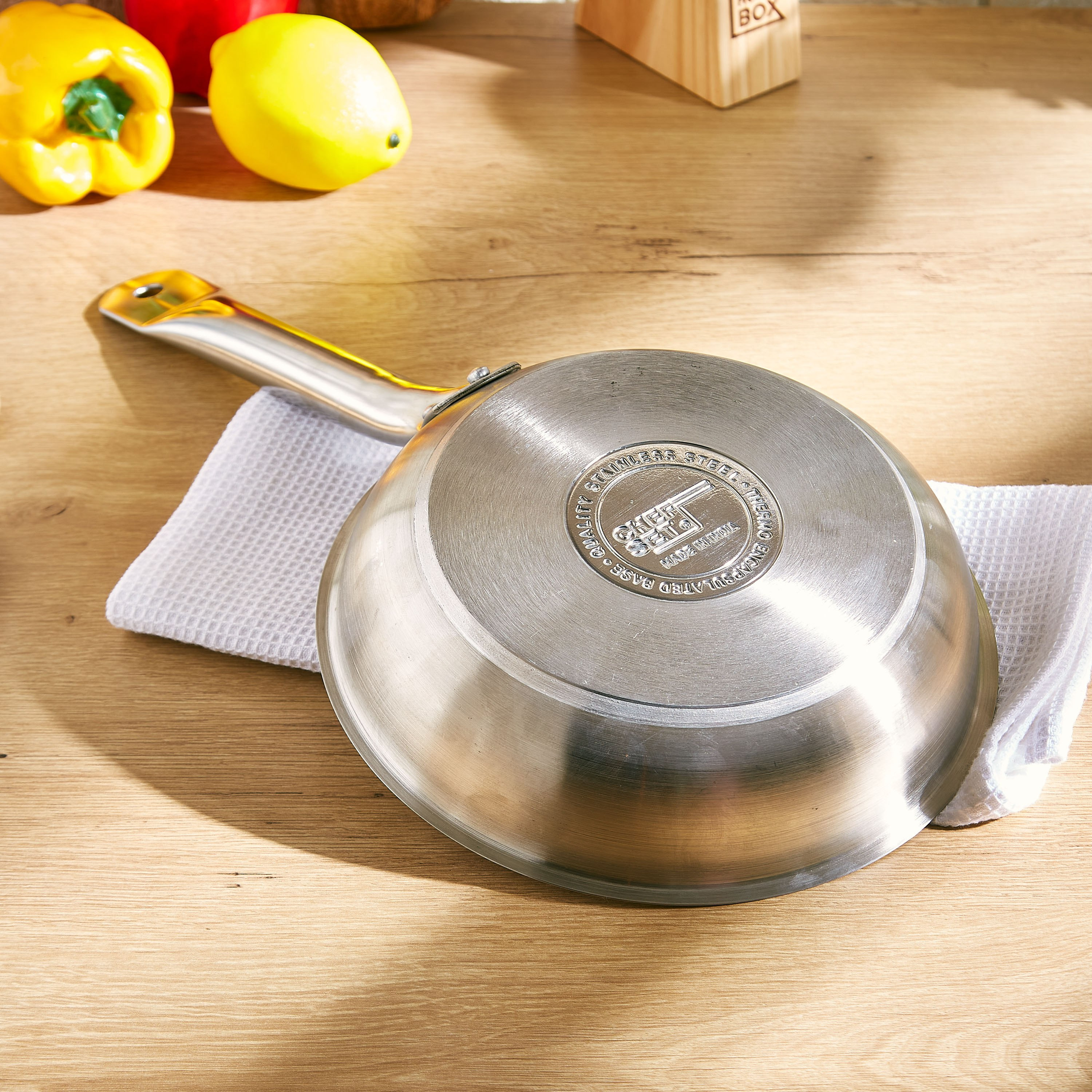 Feast Stainless Steel Fry Pan - 20 cm-hbxkitchen-kitchenware-foodpreparation-image-2