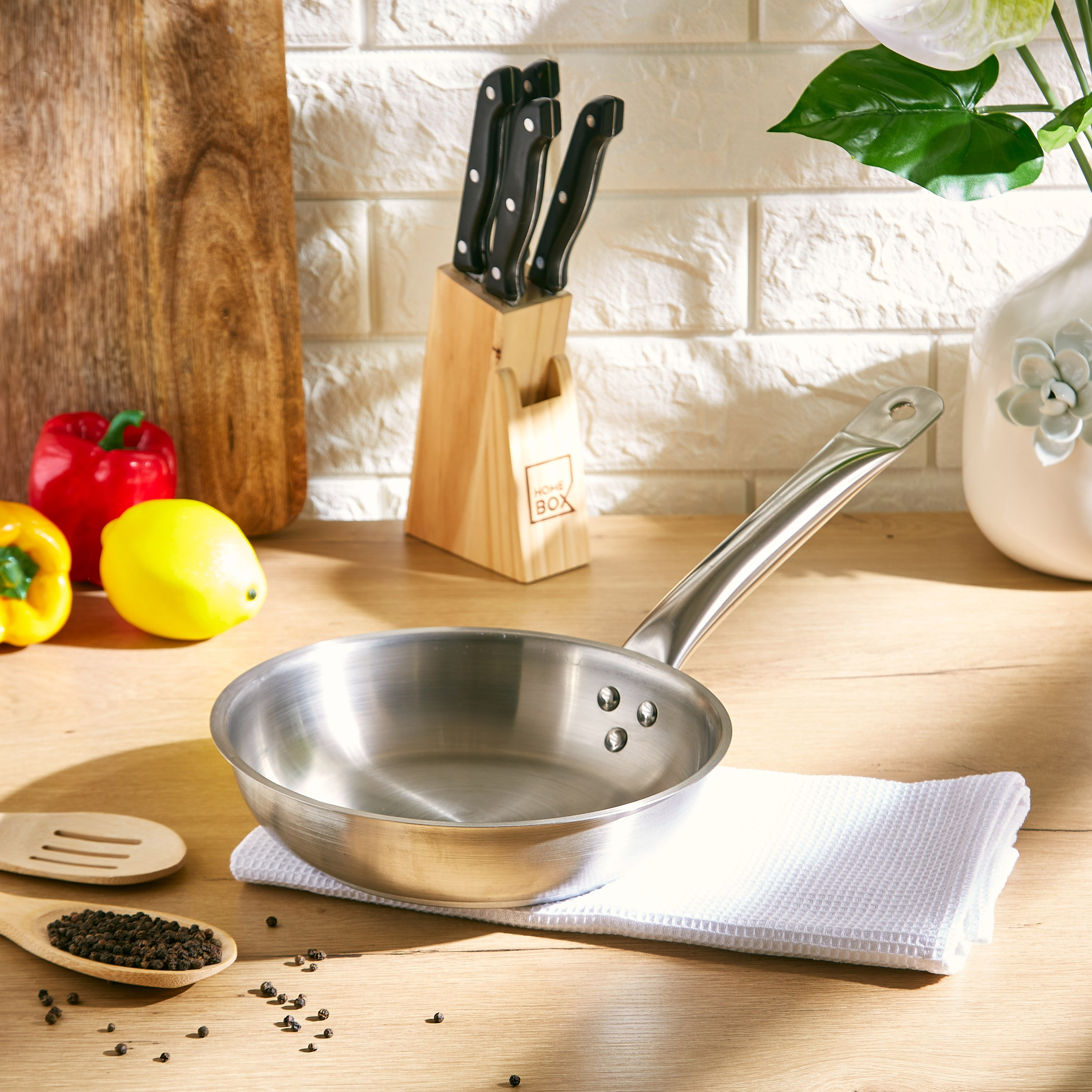 Feast Stainless Steel Fry Pan - 20 cm-hbxkitchen-kitchenware-foodpreparation-image-4