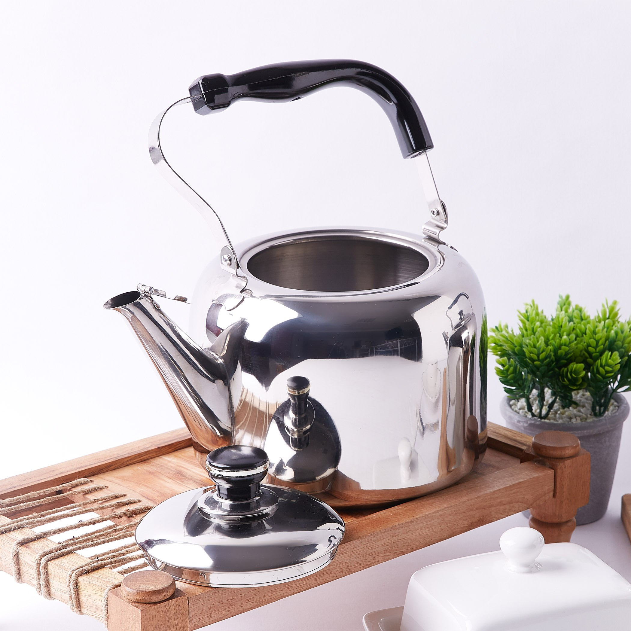غلاية ستانلس ستيل - 4000 مل-hbxhomeware-diningandtabletop-coffeeandteasets-image-2