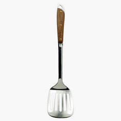Slotted Turner with Wooden Handle