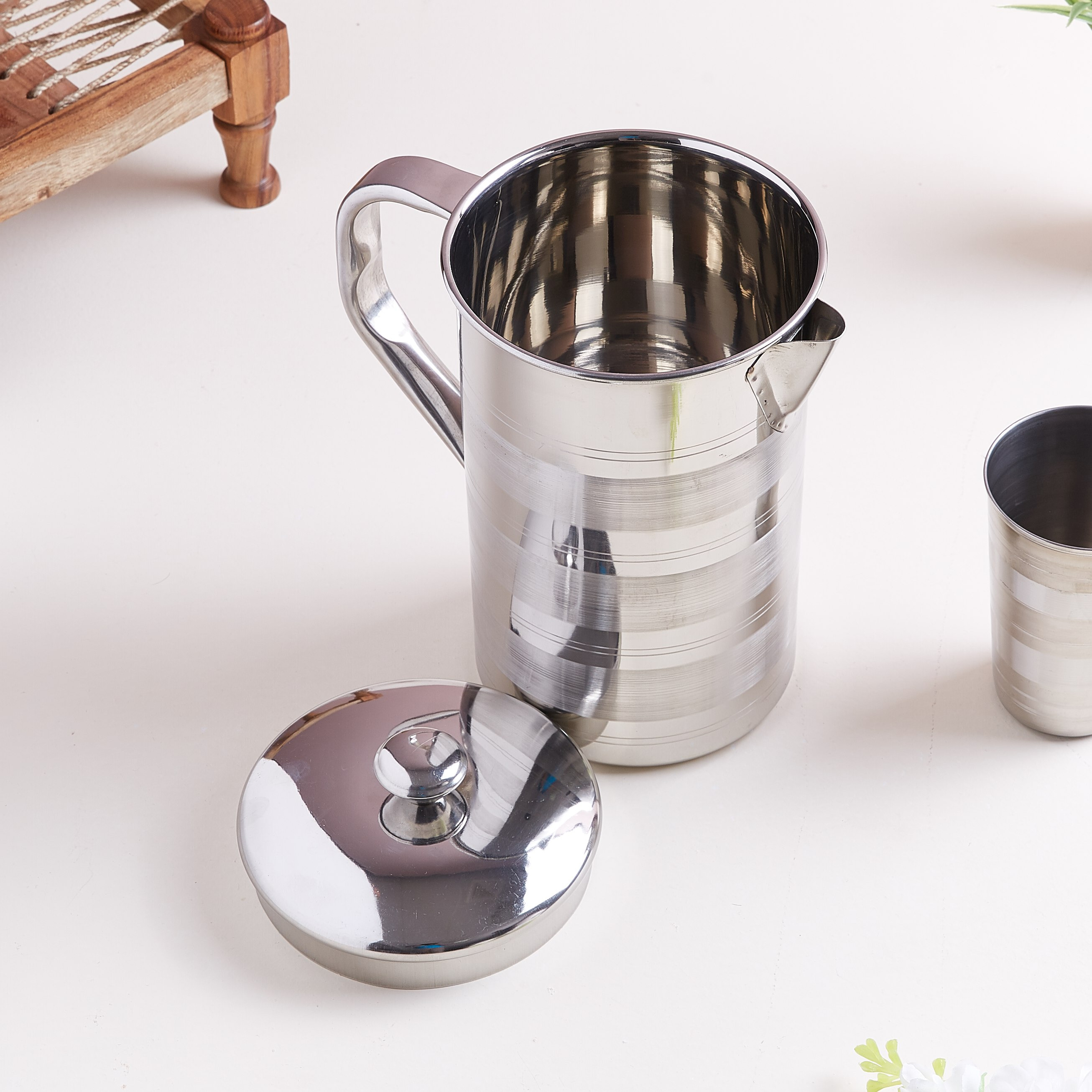 إبريق ماء ستانلس ستيل - 3.5 لتر-hbxhomeware-diningandtabletop-jugs-image-2