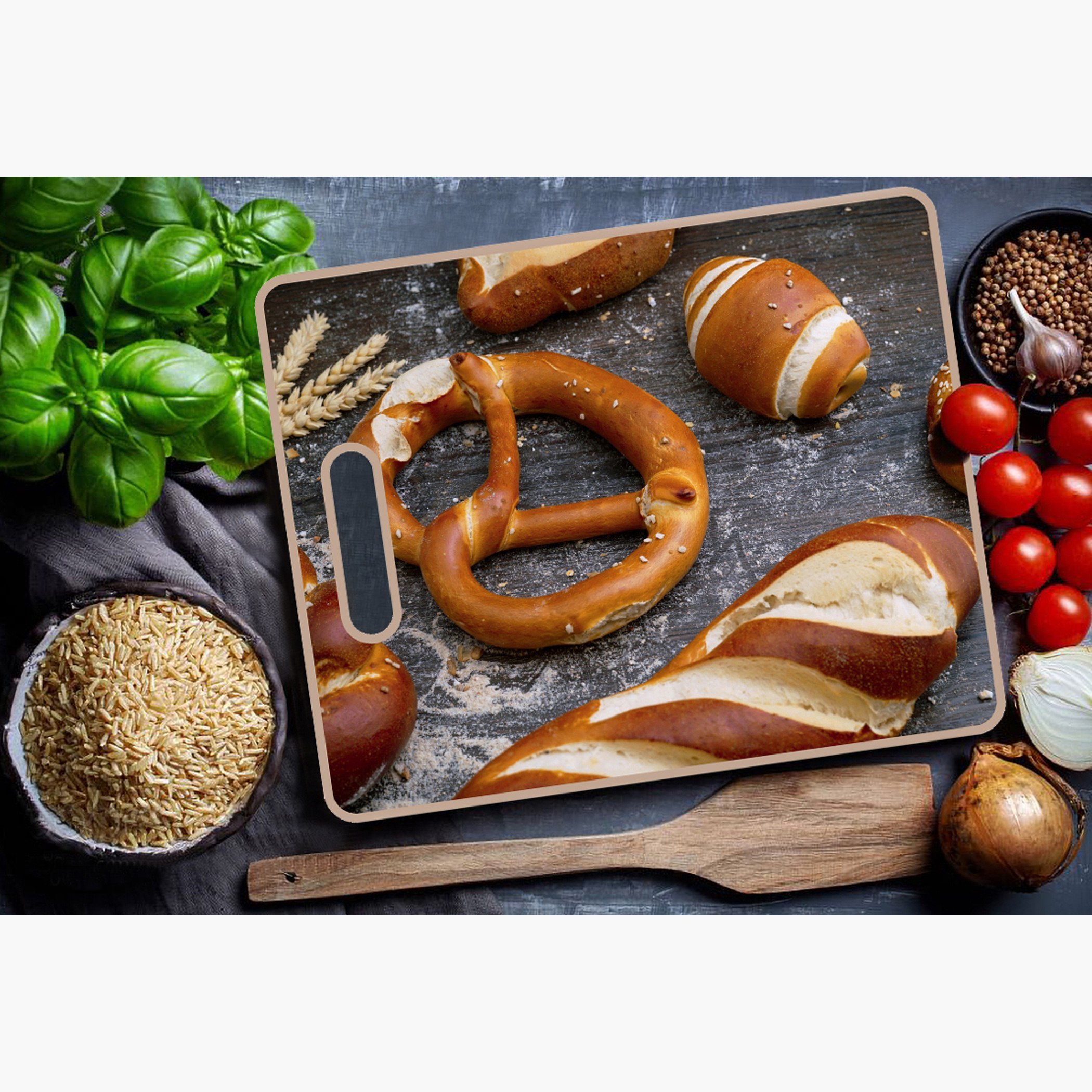 Printed Chopping Board with Cutout Handle-hbxkitchen-kitchenware-choppingboards-image-2