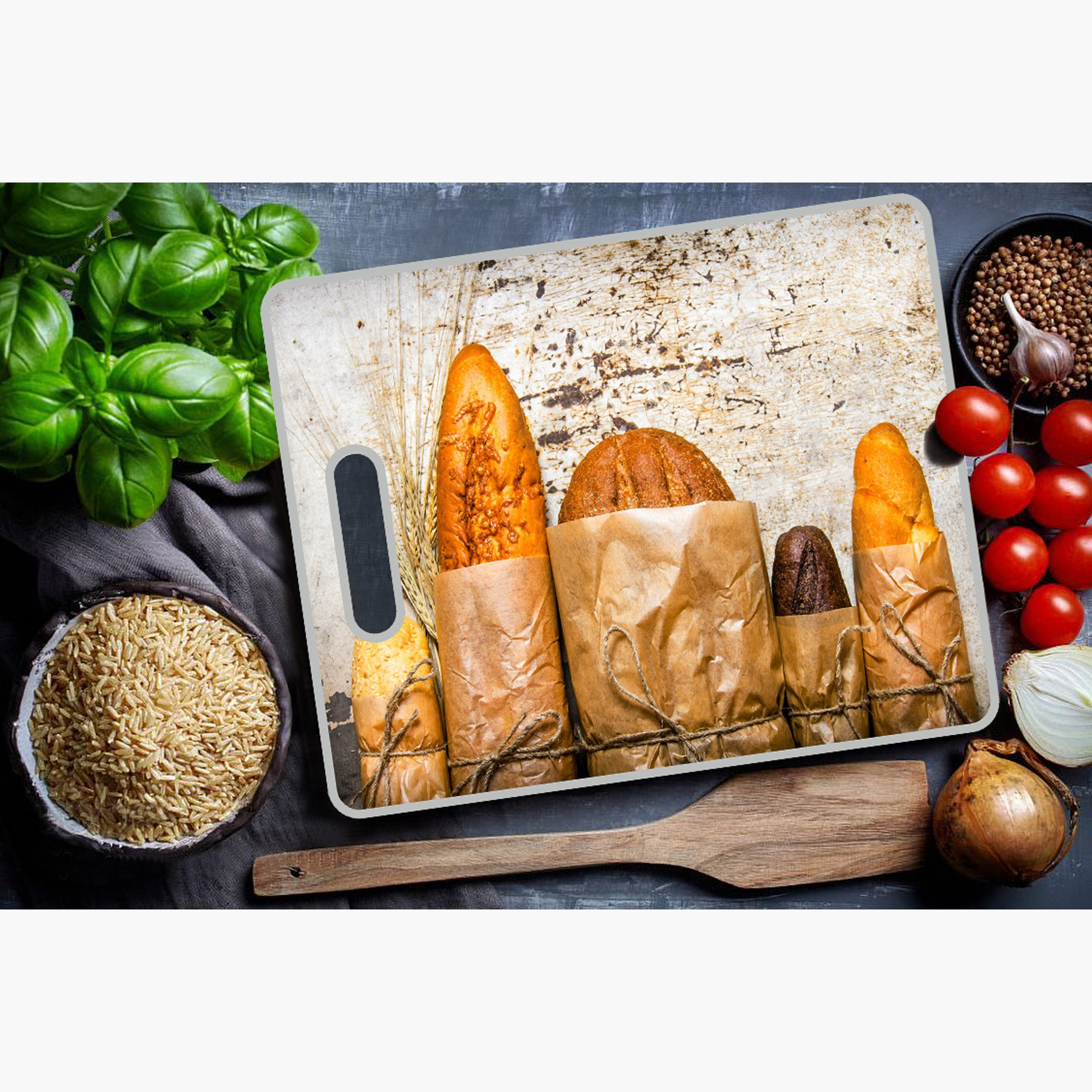 Printed Chopping Board with Cutout Handle-hbxkitchen-kitchenware-choppingboards-image-2