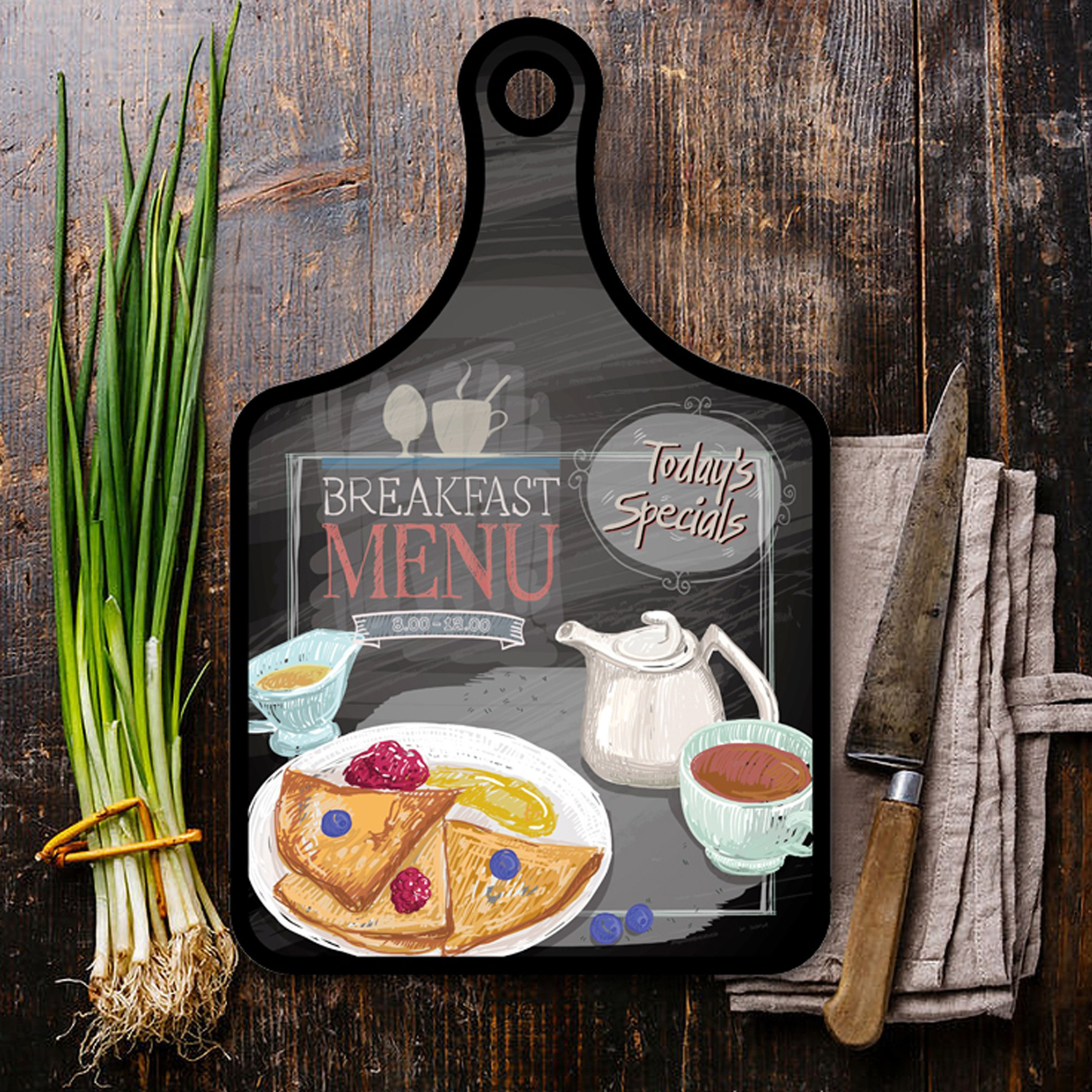 لوح تقطيع بطبعات جرافيك-hbxkitchen-kitchenware-choppingboards-image-2