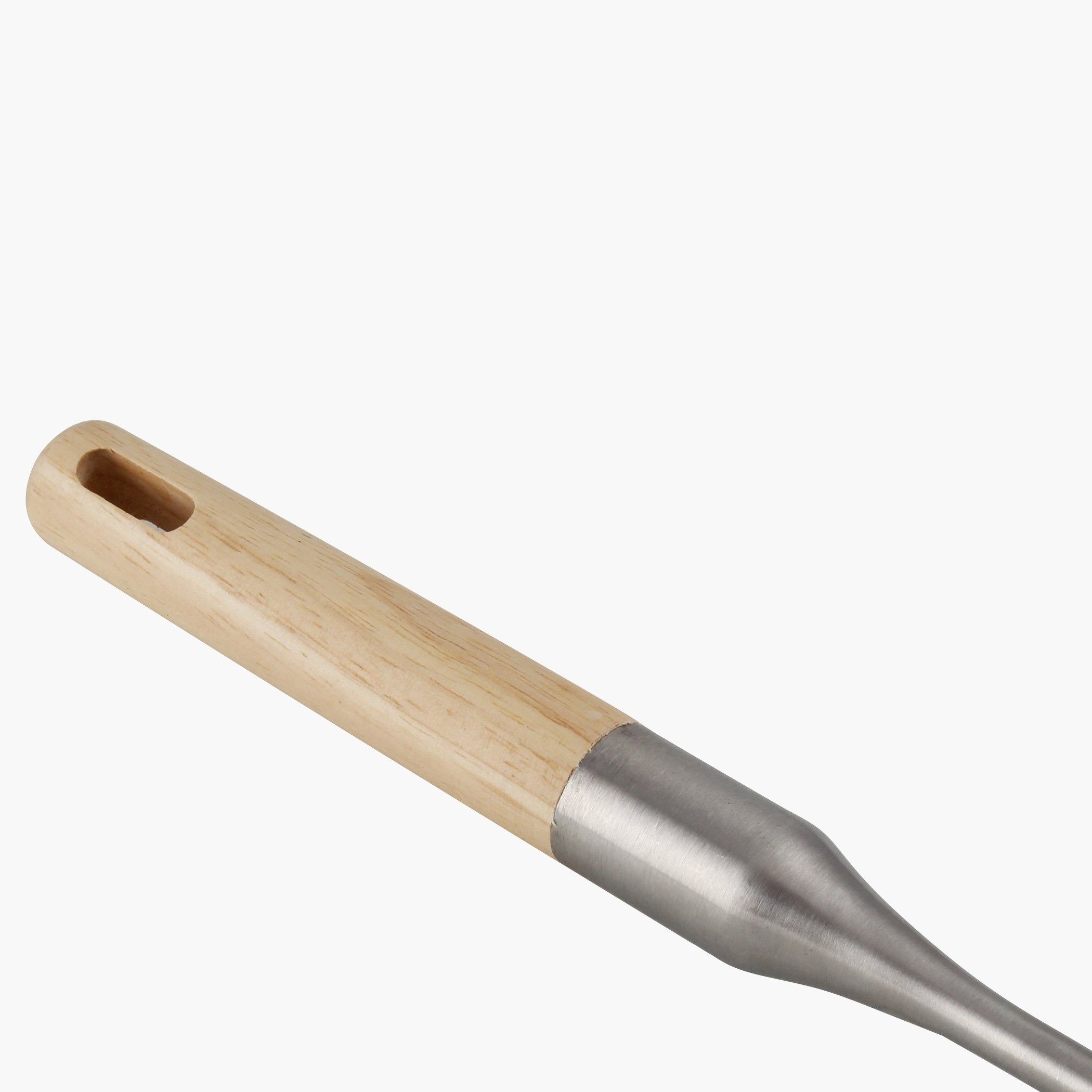 مغرفة ستانلس ستيل مسطحة بمقبض خشبي-hbxhomeware-hbxkitchen-image-4
