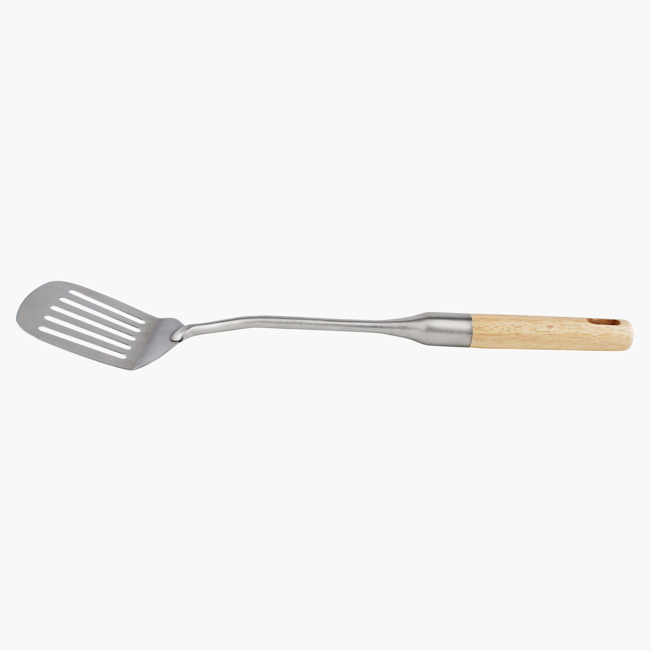 Berger Stainless Steel Slotted Turner with Rubberwood Handle-hbxhomeware-hbxkitchen-image-3
