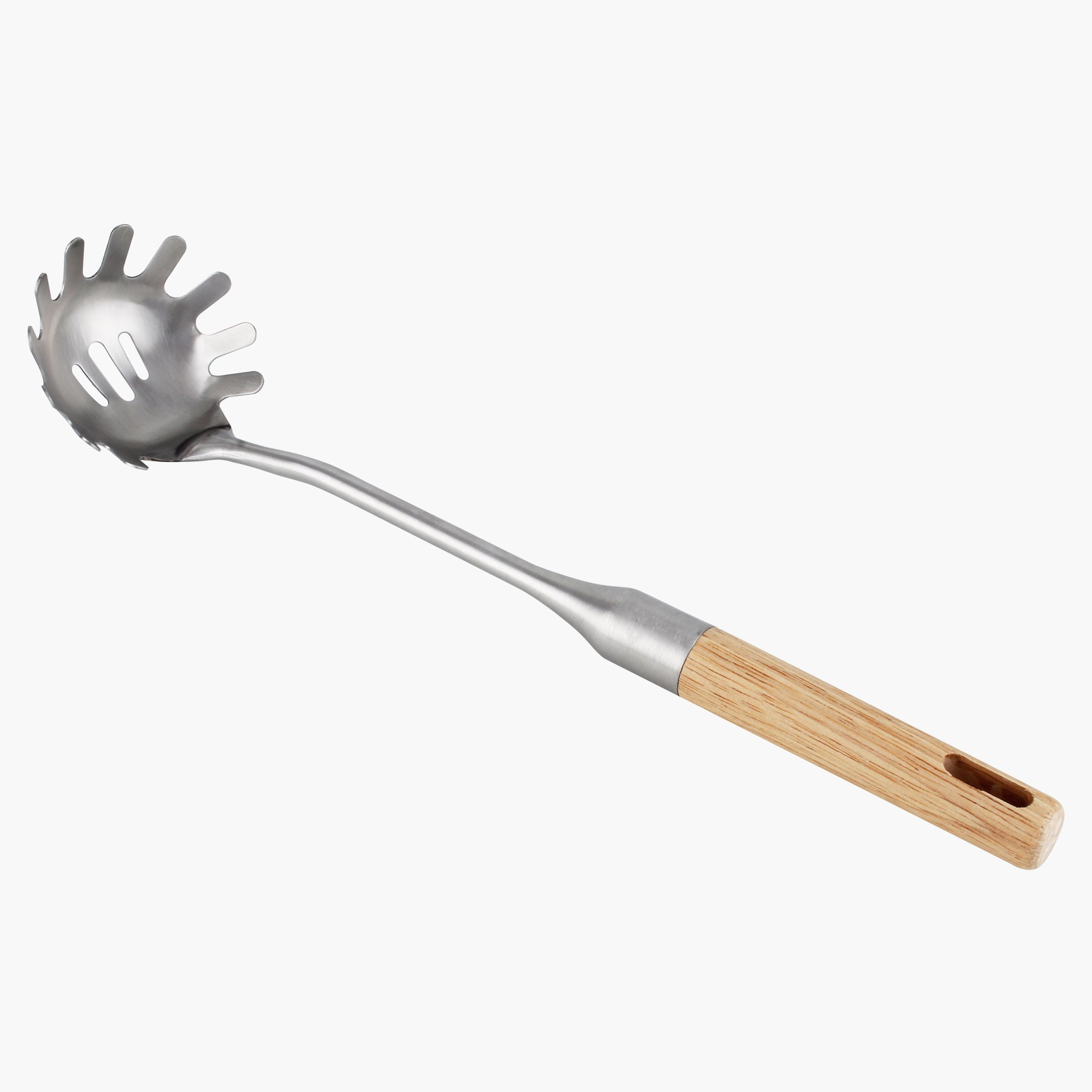 Berger Stainless Steel Spaghetti Ladle with Wooden Handle-hbxhomeware-hbxkitchen-image-1