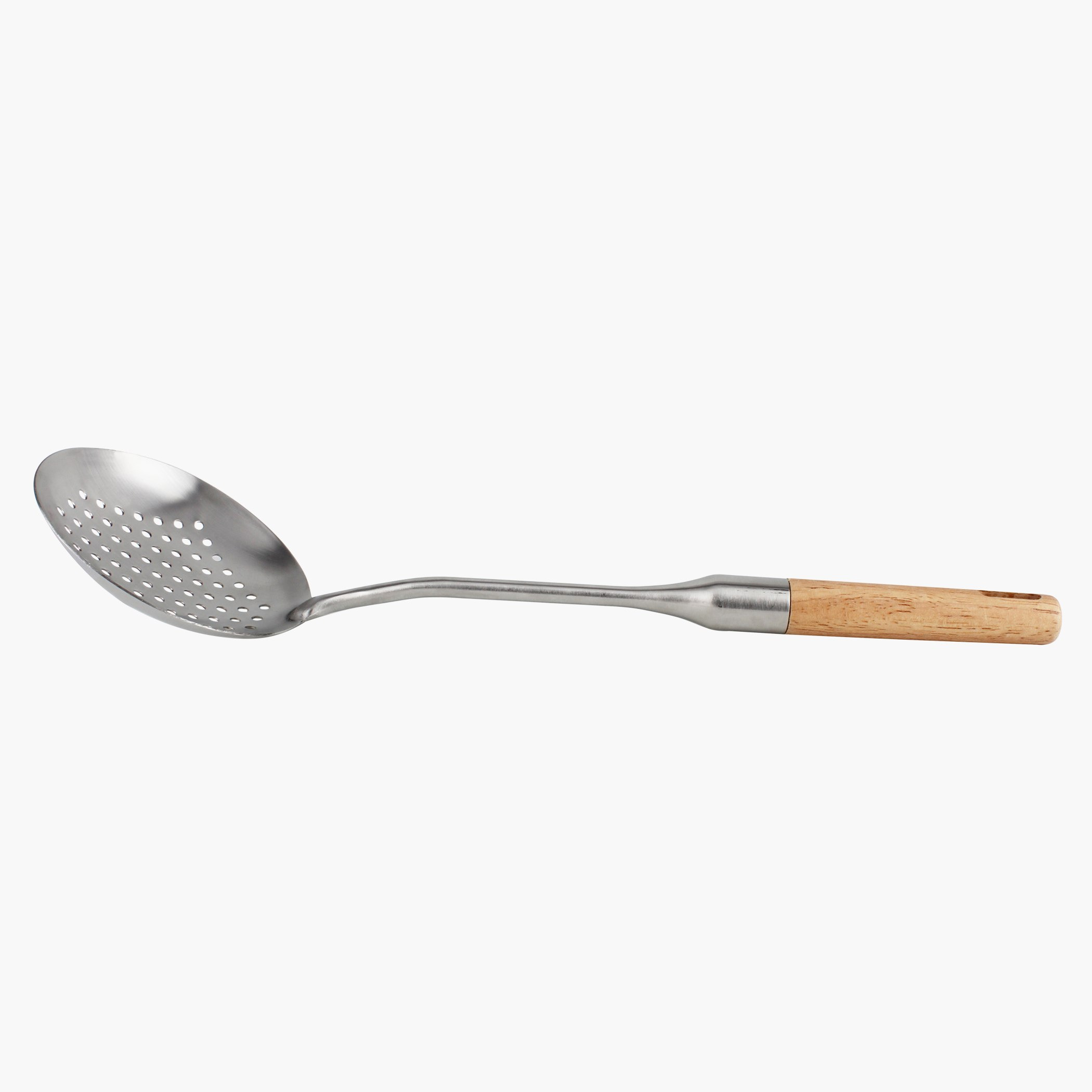 مغرفة طعام ستانلس ستيل بمقبض خشب-hbxhomeware-hbxkitchen-image-3