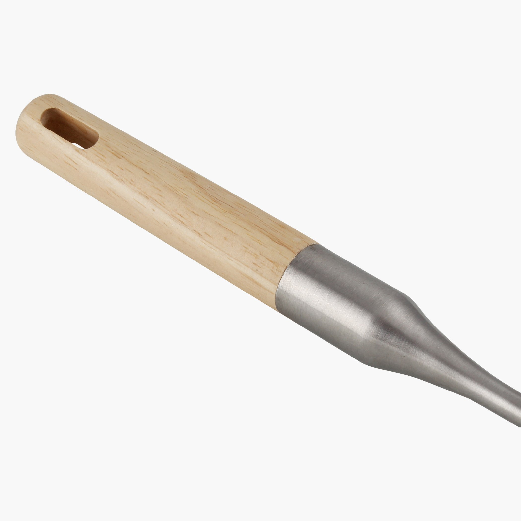 مغرفة طعام ستانلس ستيل بمقبض خشب-hbxhomeware-hbxkitchen-image-4