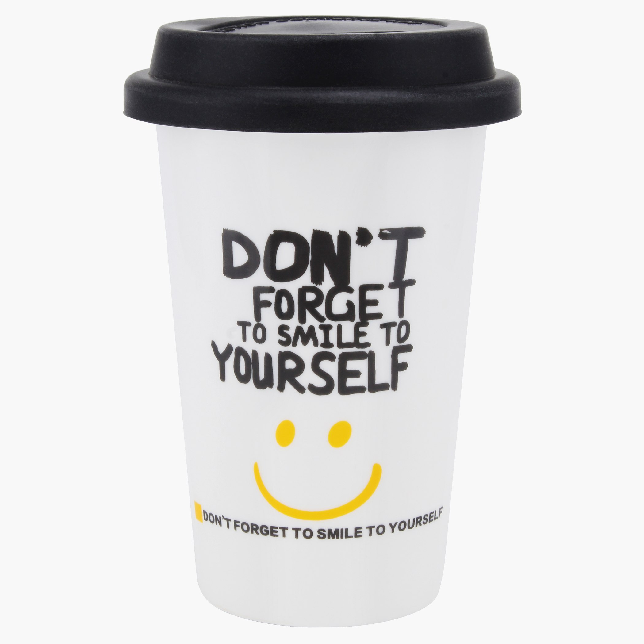 Shallow Single Wall Printed Mug with Silicone Lid-hbxdecorandfurnishings-tabletop-crockery-image-1