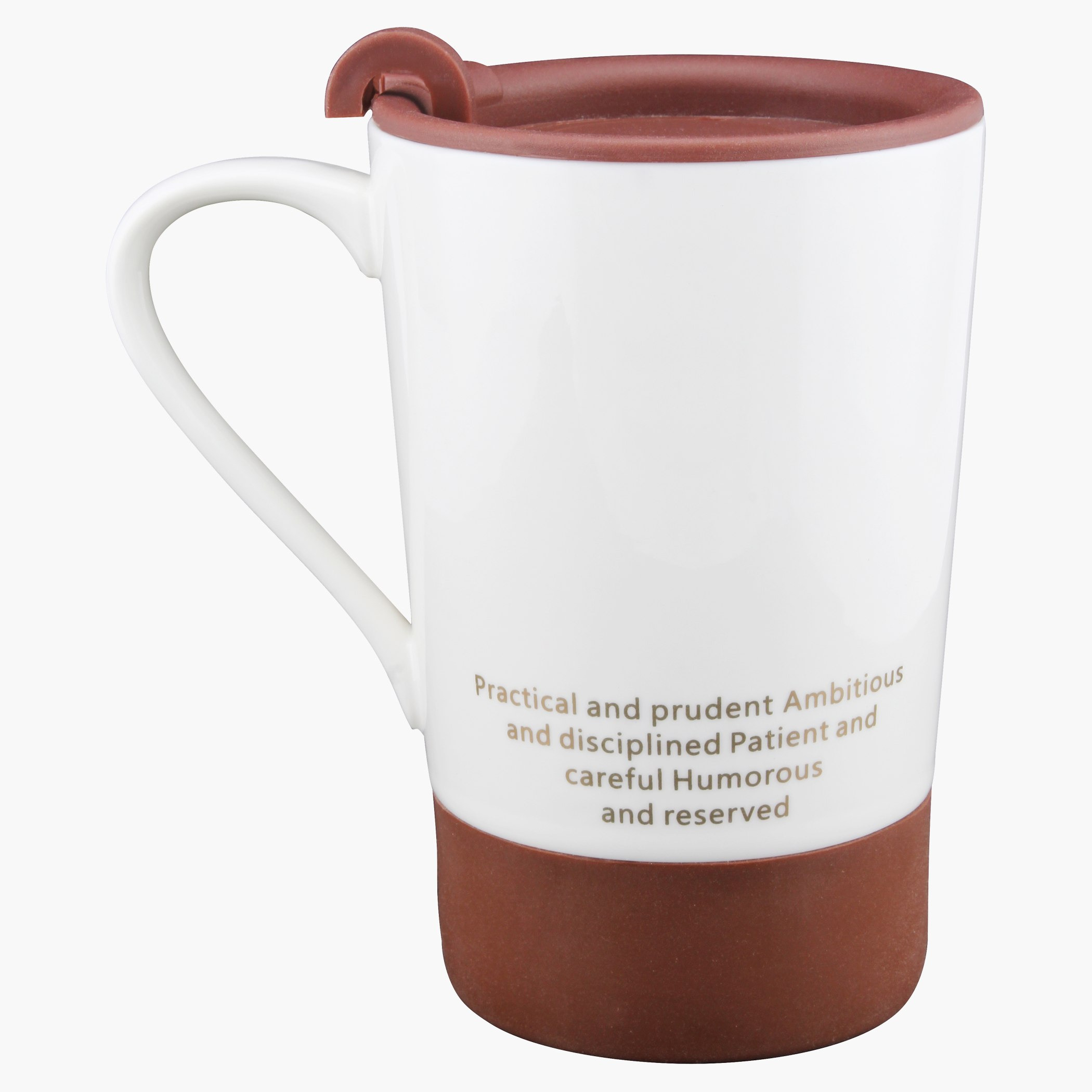 Shallow Zodiac Sign Capricon Everyday Mug with Lid-hbxdecorandfurnishings-tabletop-crockery-image-2