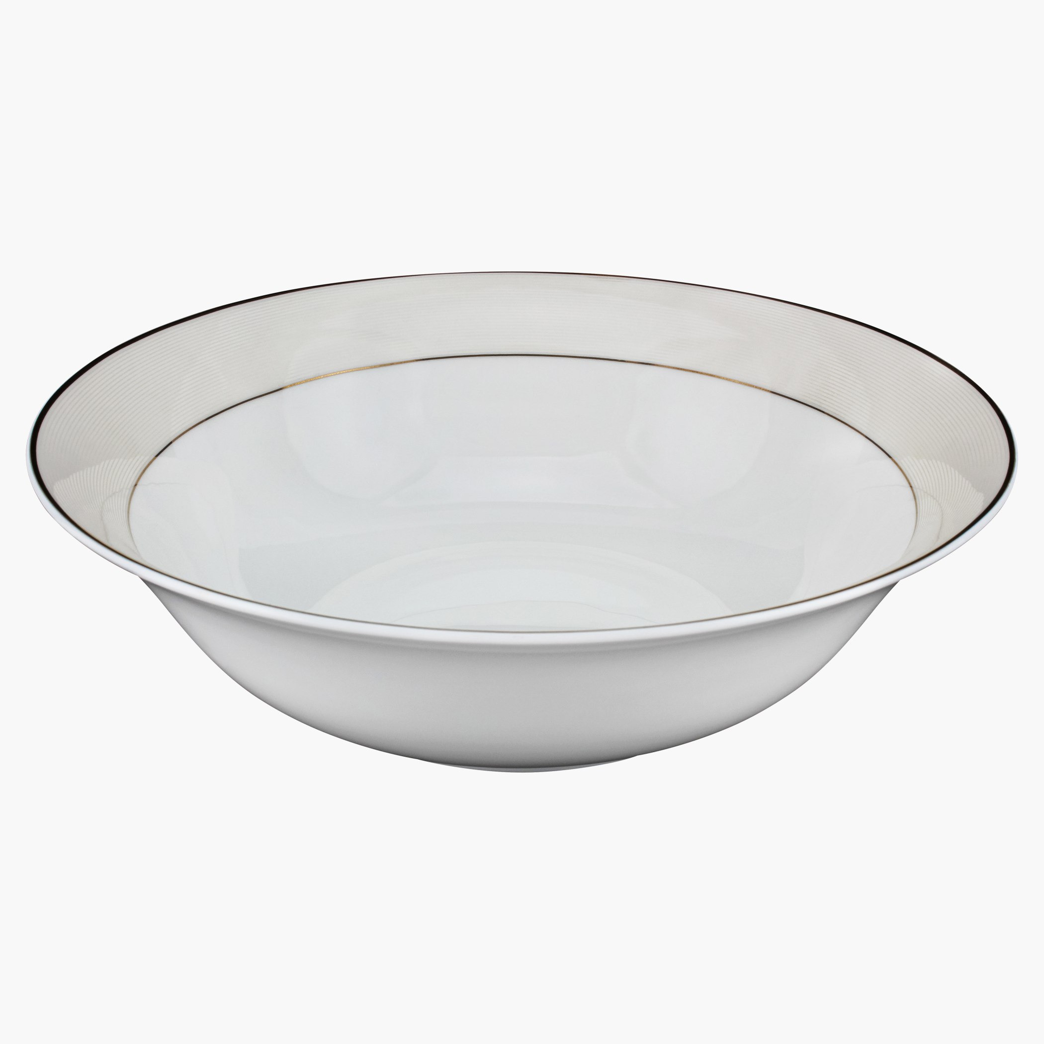 طبق عشاء بورسلين شبه مسطح - 23 سم-hbxdecorandfurnishings-tabletop-crockery-image-2