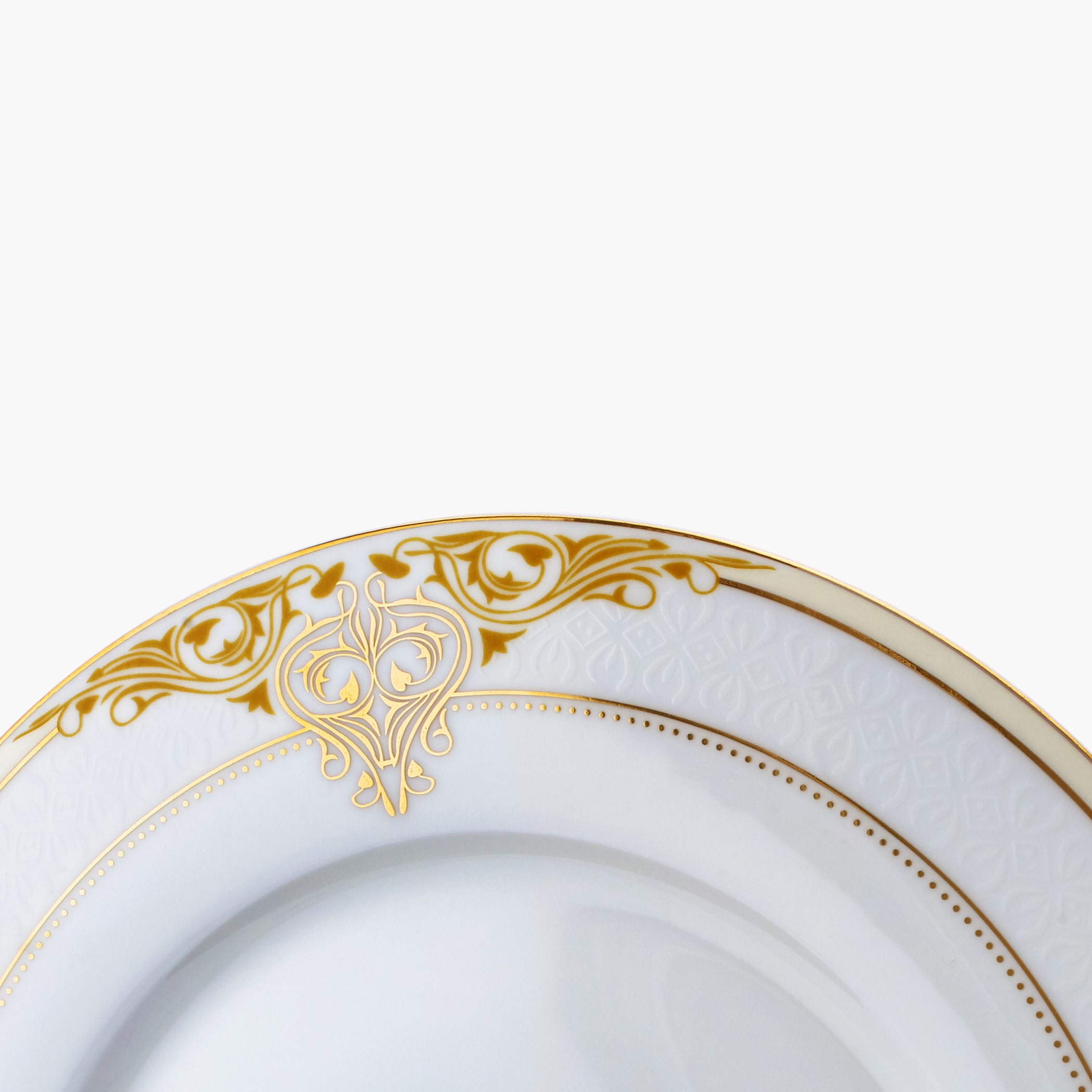 طبق عشاء بورسلين شبه مسطح - 15.2 سم-hbxdecorandfurnishings-tabletop-crockery-image-3