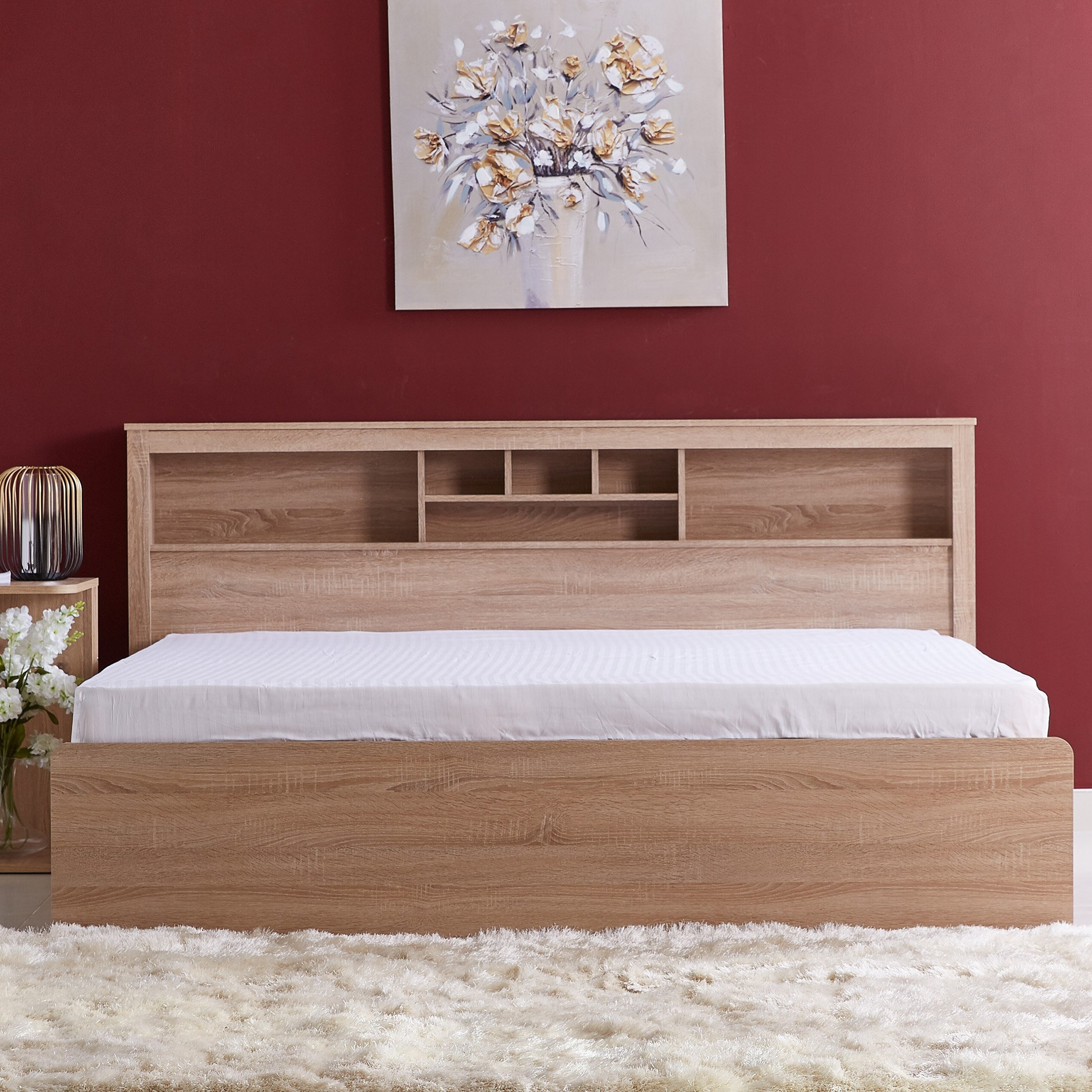 سرير كينج بوحدة تخزين هيدروليك - داكيني من موڤو - 180x200 سم-hbxfurniture-bedsandbedsets-beds-king-image-2