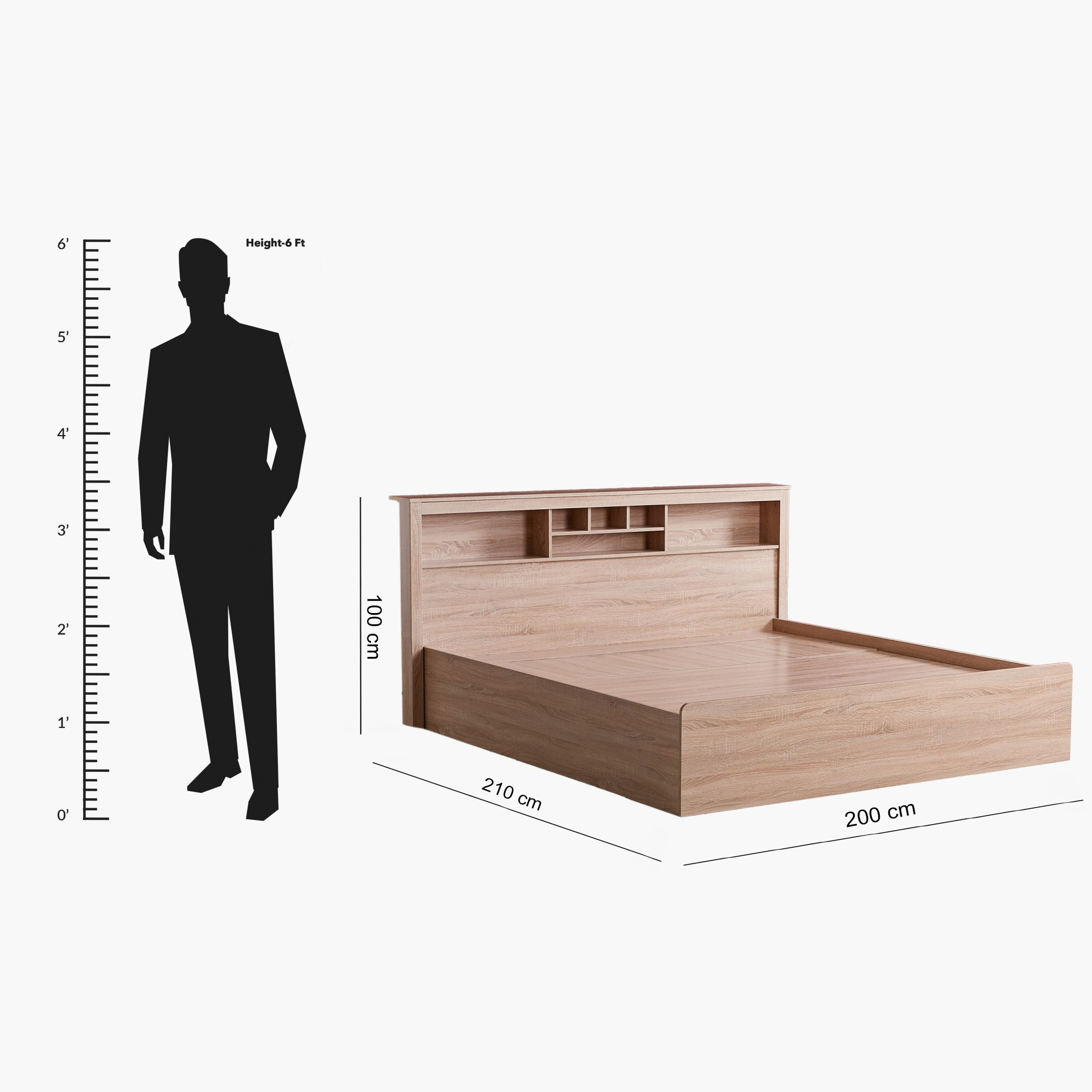 سرير كينج بوحدة تخزين هيدروليك - داكيني من موڤو - 180x200 سم-hbxfurniture-bedsandbedsets-beds-king-image-7