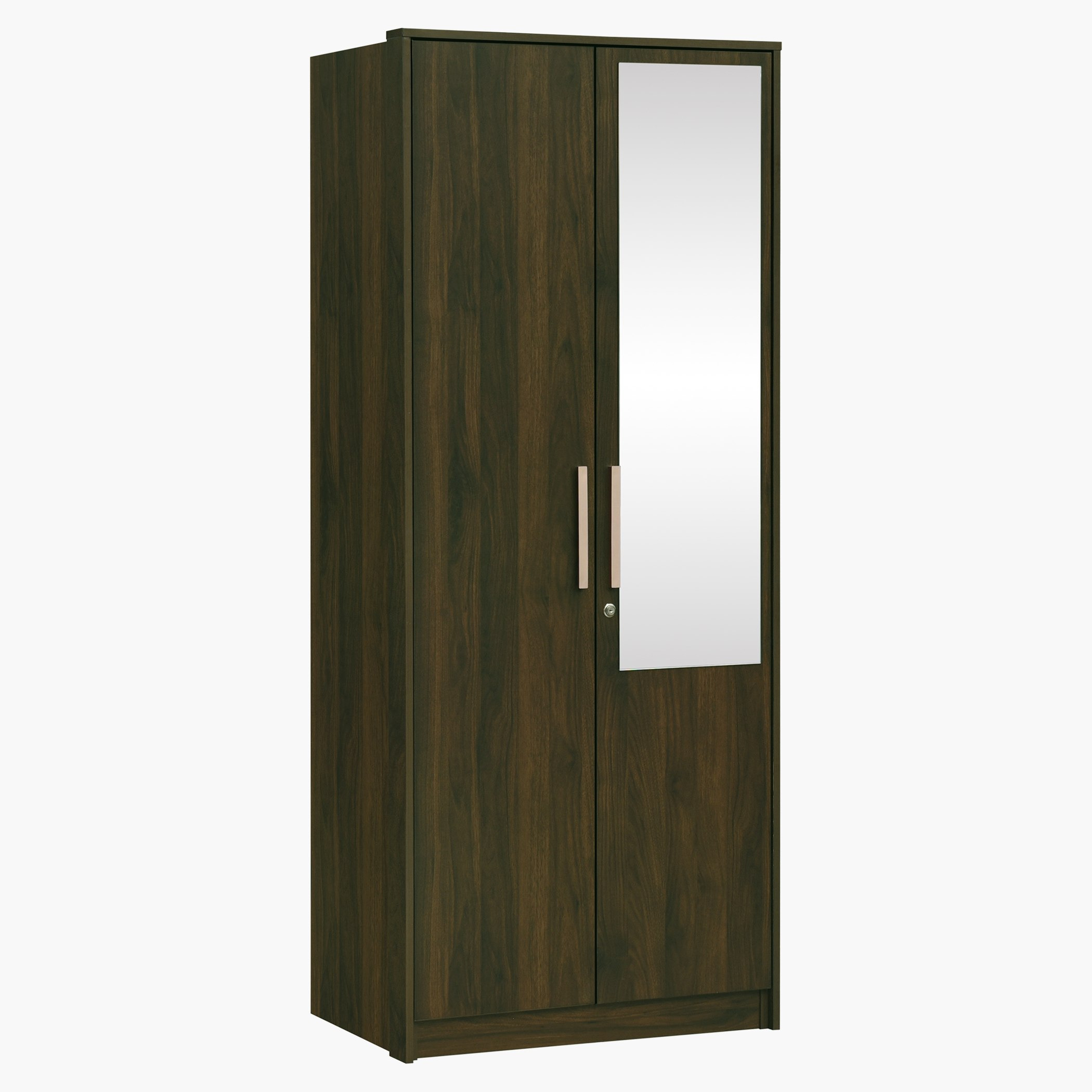 خزانة ملابس 2 باب مع مرآة وأقفال - دازل من موڤو -hbxfurniture-wardrobes-image-1