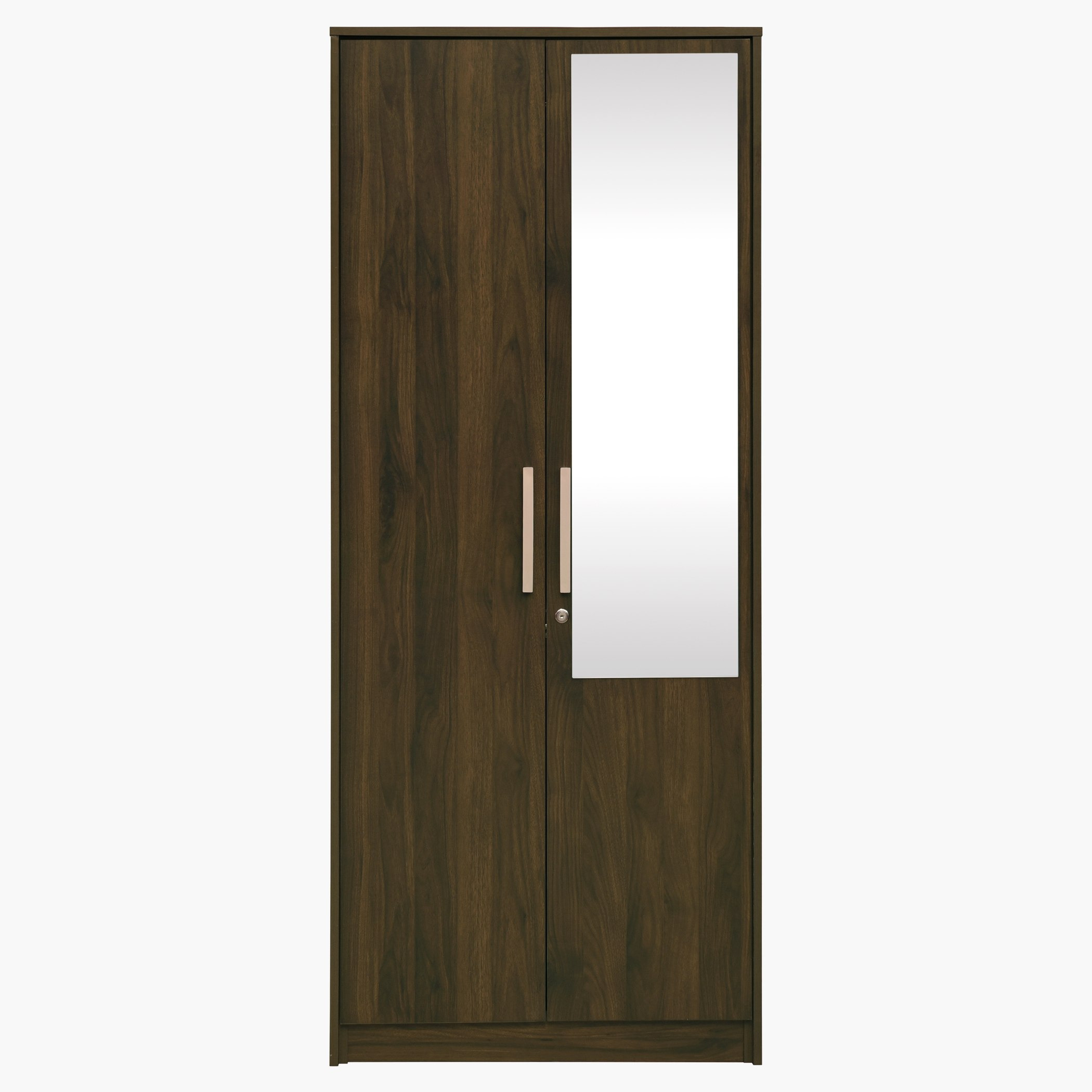 خزانة ملابس 2 باب مع مرآة وأقفال - دازل من موڤو -hbxfurniture-wardrobes-image-2