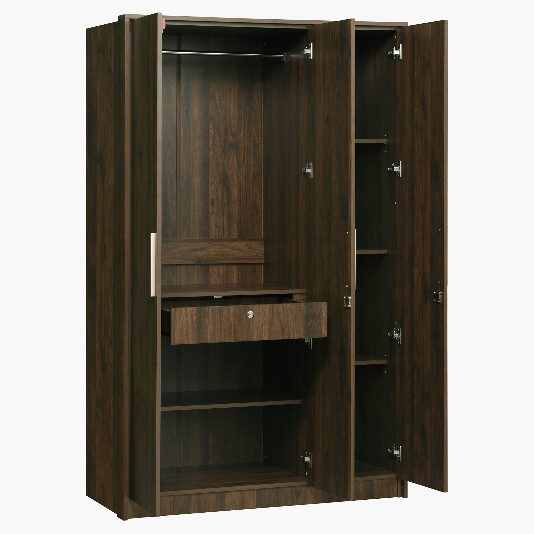 خزانة ملابس 3 أبواب مع مرآة وأقفال - دازل من موڤو-hbxfurniture-wardrobes-image-3