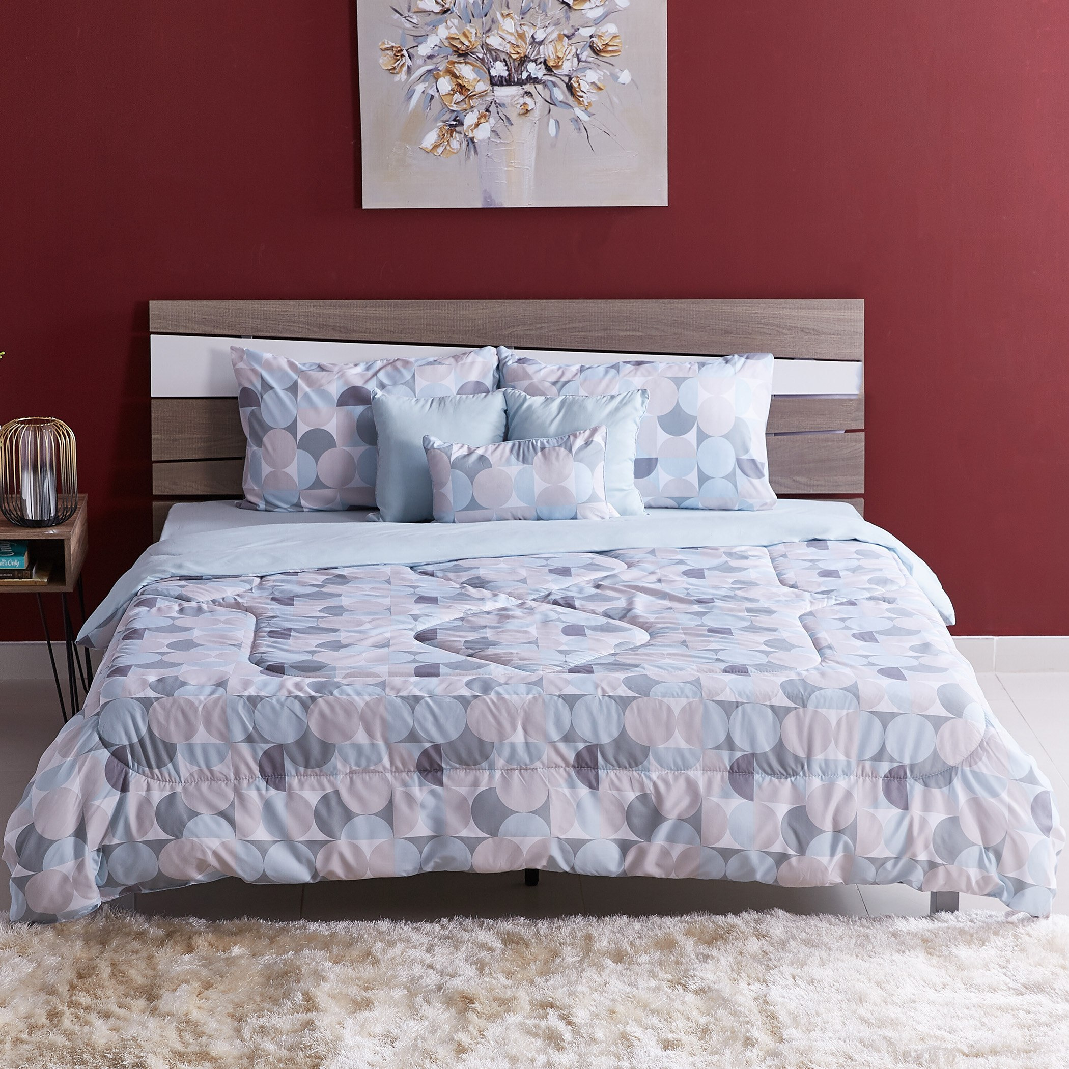 طقم لحاف مقاس كوين 7 قطع من هامبتون - 220x240 سم-hbxhomeware-hbxdecorandfurnishings-image-2