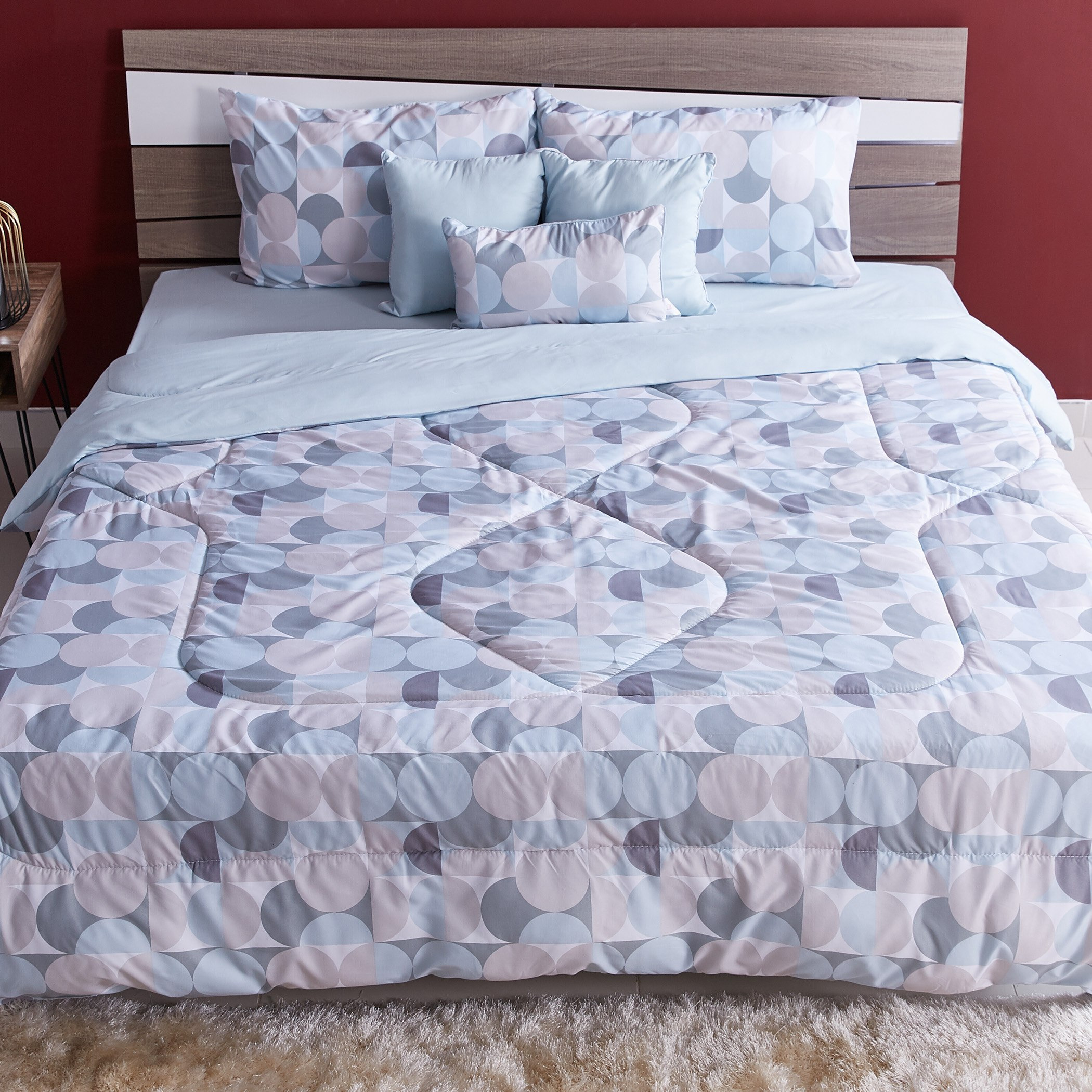 طقم لحاف مقاس كوين 7 قطع من هامبتون - 220x240 سم-hbxhomeware-hbxdecorandfurnishings-image-3