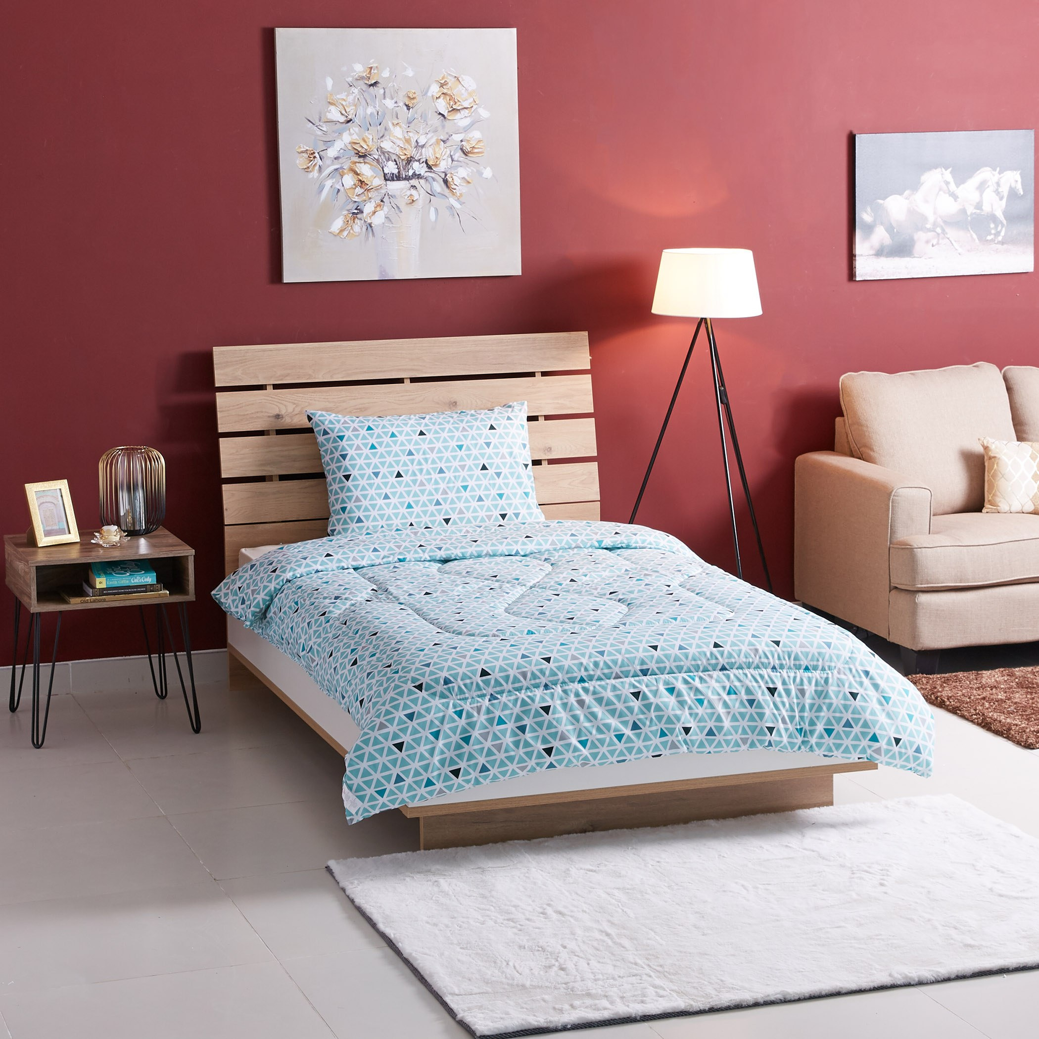 طقم ألحفة وبياضات مزدوجة بطبعات هندسية من تيرنر- 160x220 سم-PROMO_HB_AE_B1G1_250925-image-6
