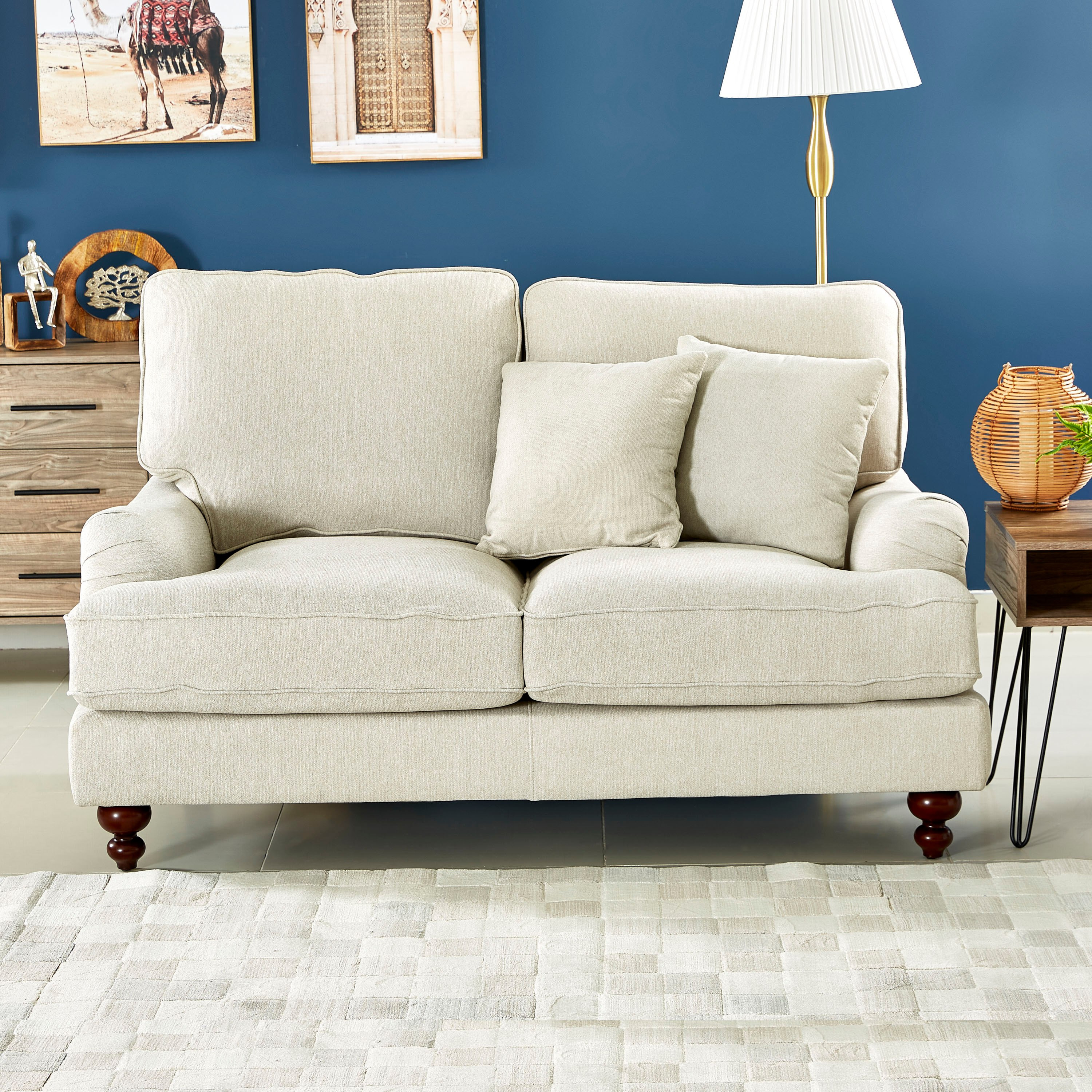 كنبة مقعدين مع وسادتين منفصلتين - إدوارد-hbxlivingroom-sofasandarmchairs-sofas-image-1