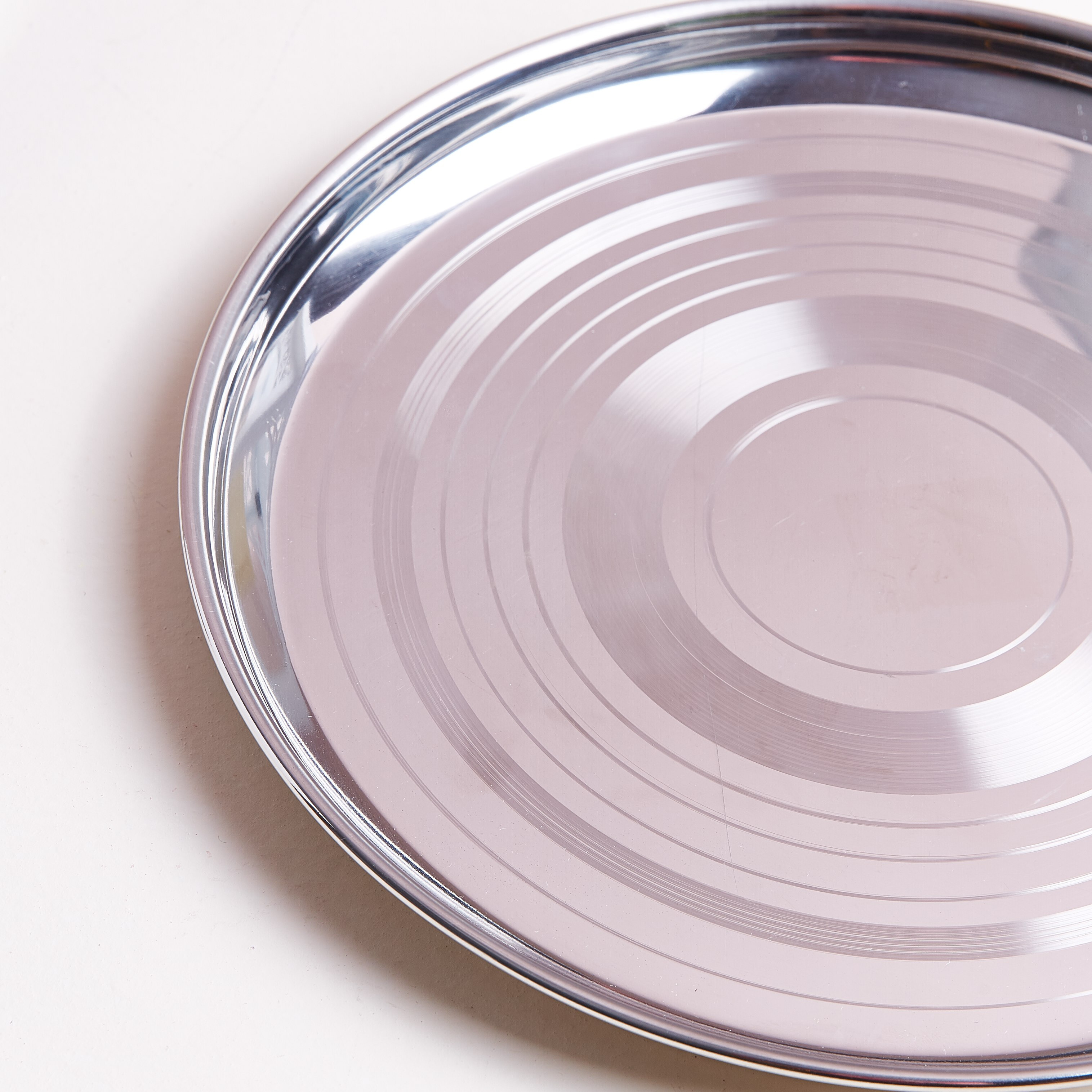 صحن ستانلس ستيل من فيونا - 25 سم-hbxdecorandfurnishings-tabletop-crockery-image-2