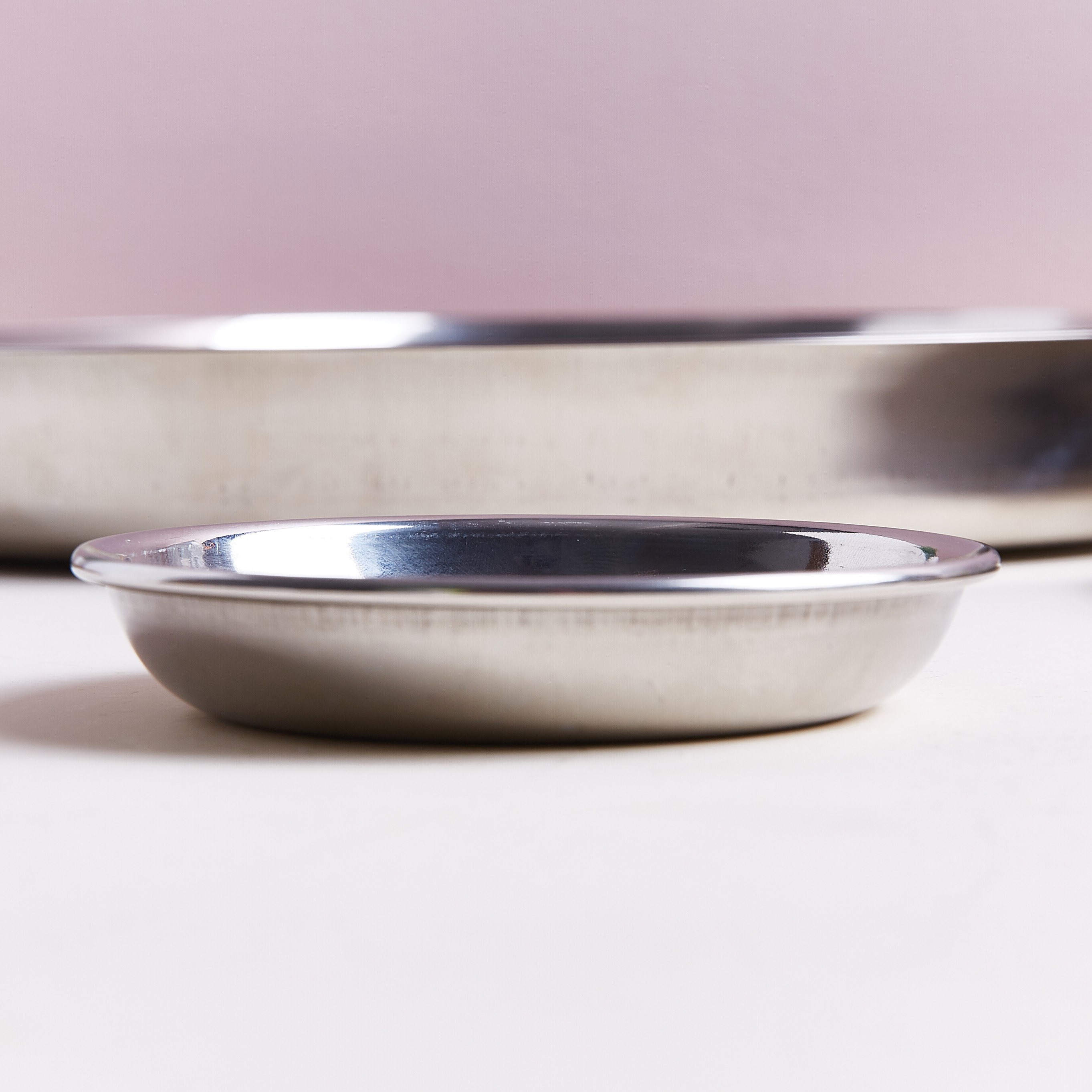 صحن ستانلس ستيل من فيونا - 12 سم-hbxdecorandfurnishings-tabletop-crockery-image-2