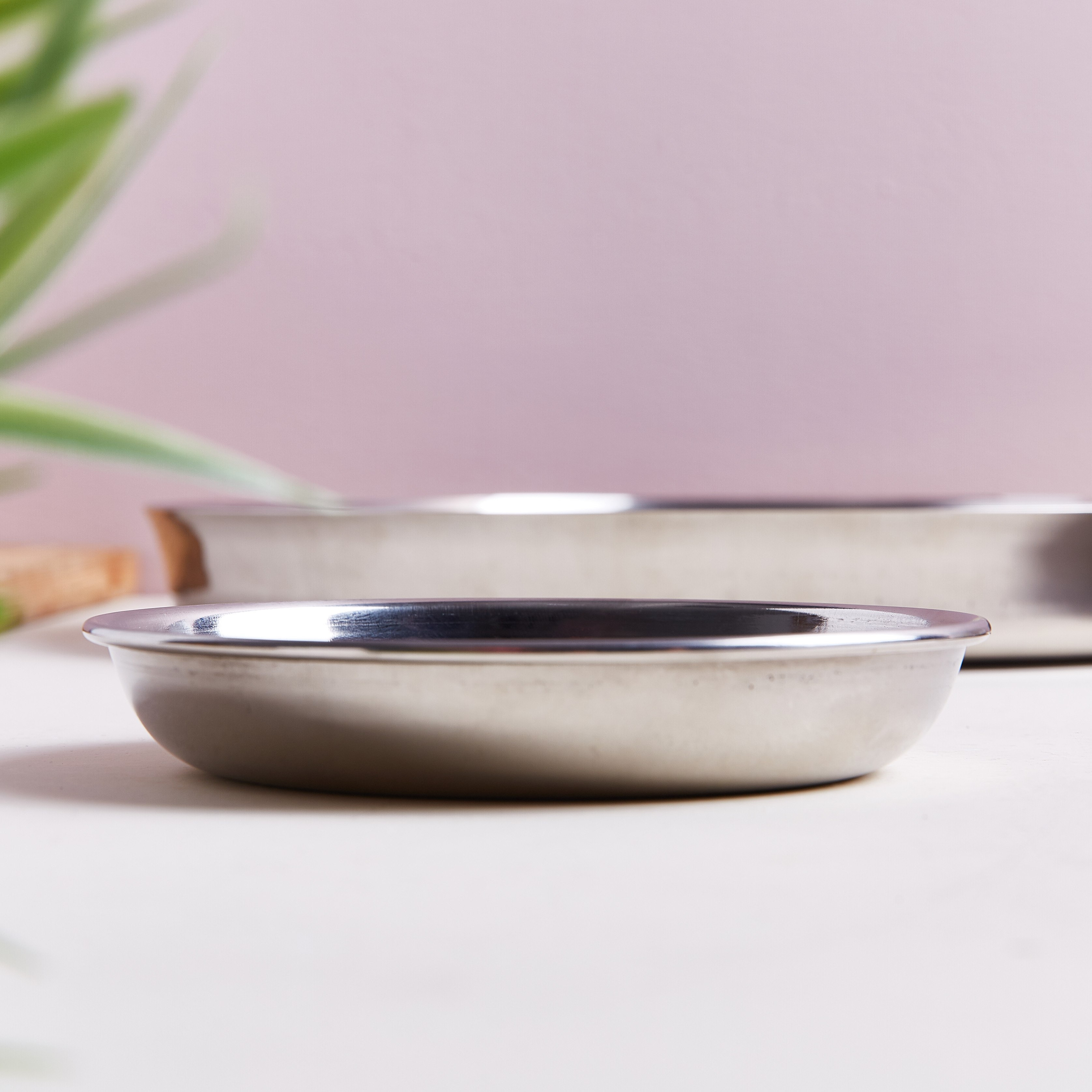 صحن ستانلس ستيل من فيونا - 13 سم-hbxdecorandfurnishings-tabletop-crockery-image-2
